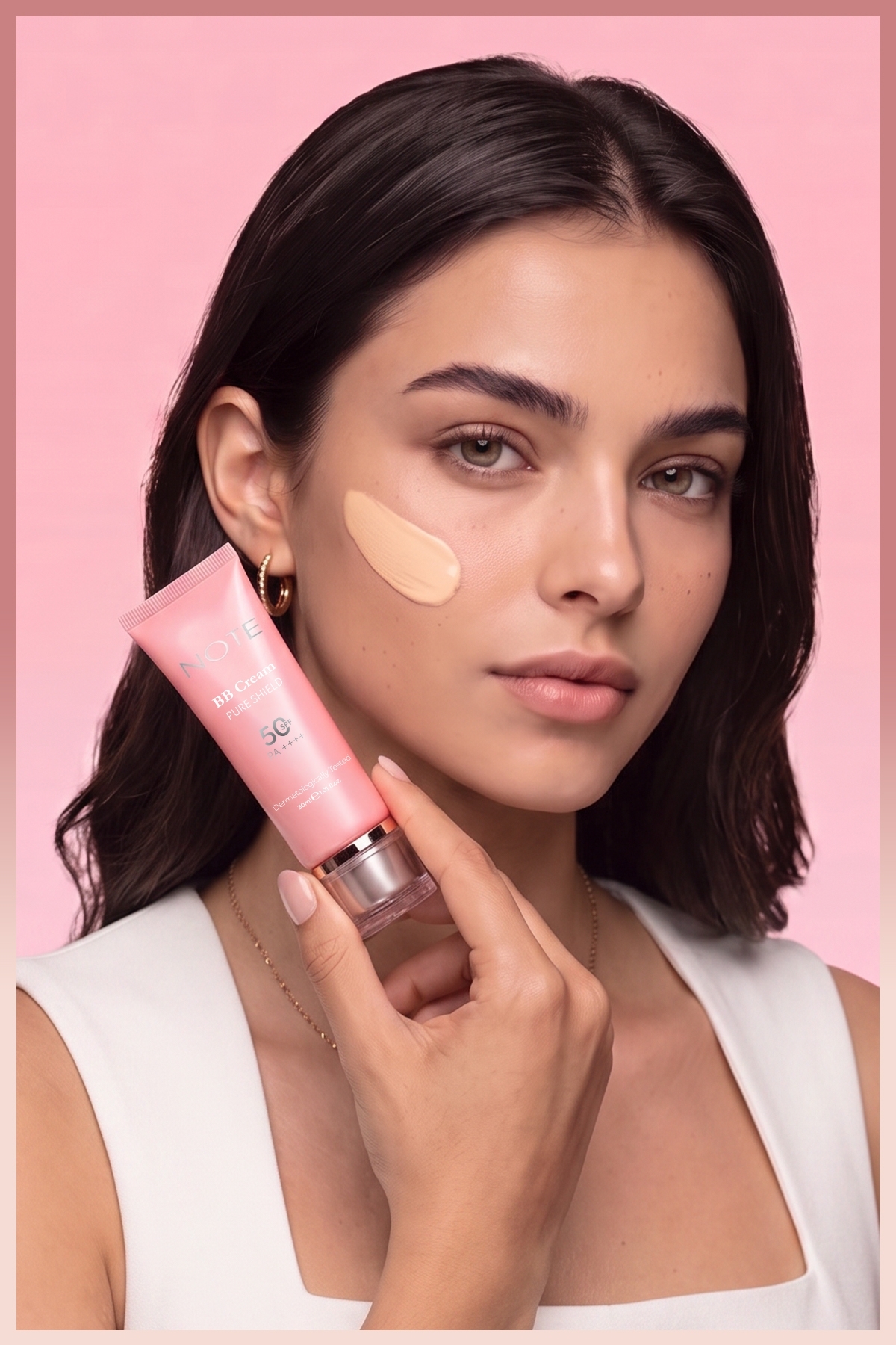 کرم بی بی پیور شیلد SPF 50+ PA++++ بی بی کرم حاوی هیالورونیک اسید و سرامیدها - رنگ 10 روشن — بژ ام اس تی بی بی پیور شیلد — تصویر 7 از 7