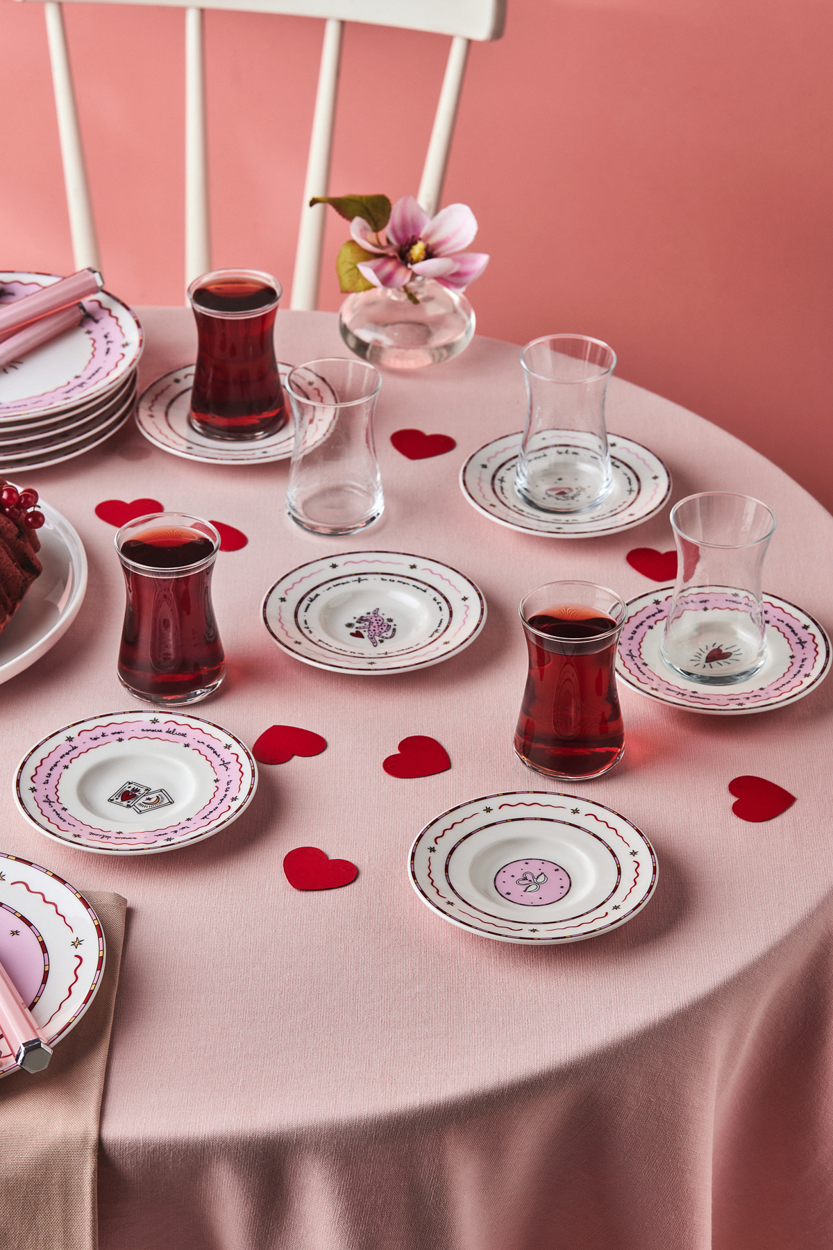 Toimoi 12 Parça 6 Kişilik Porselen Çay Seti