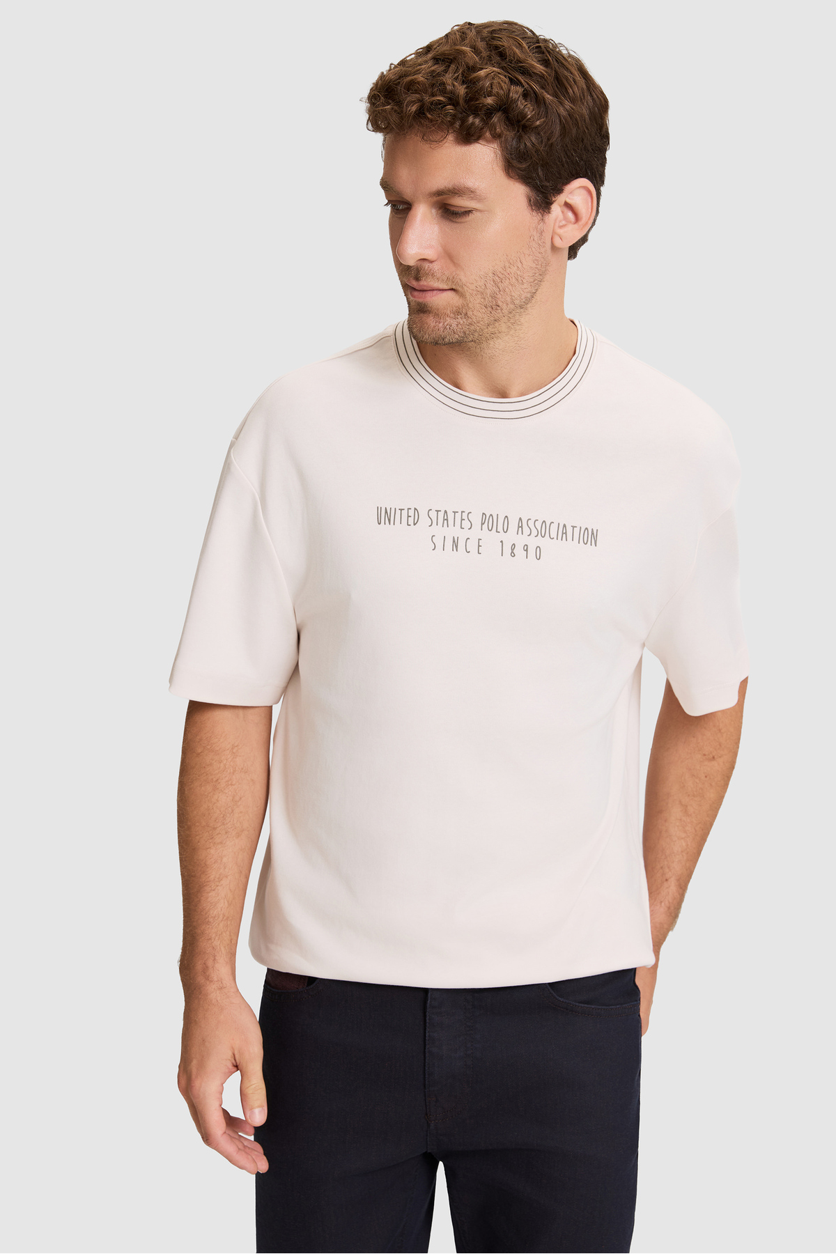 تیشرتمردانهU.S. Polo Assn.سفید