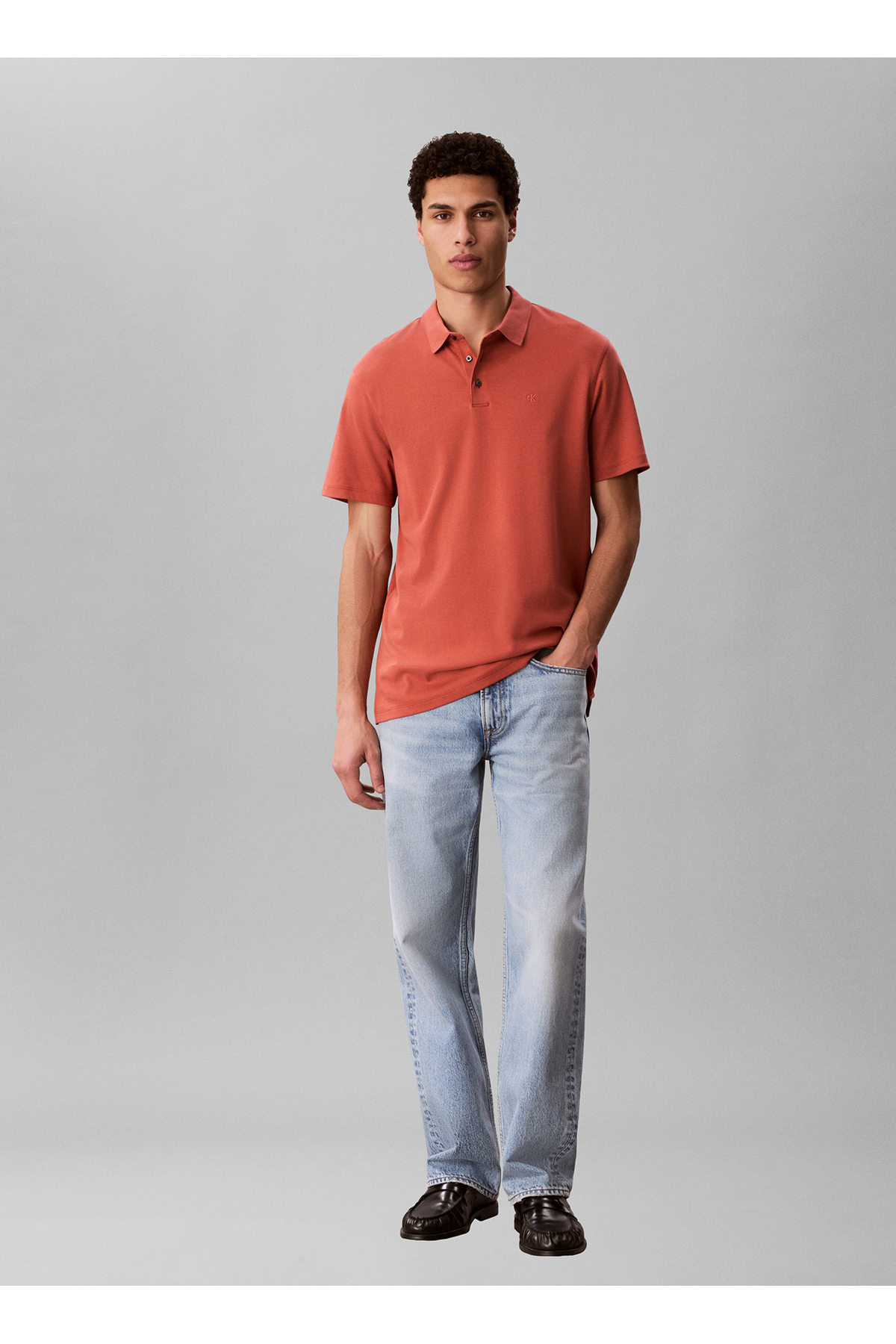 تیشرتمردانهCalvin Kleinقهوه ای