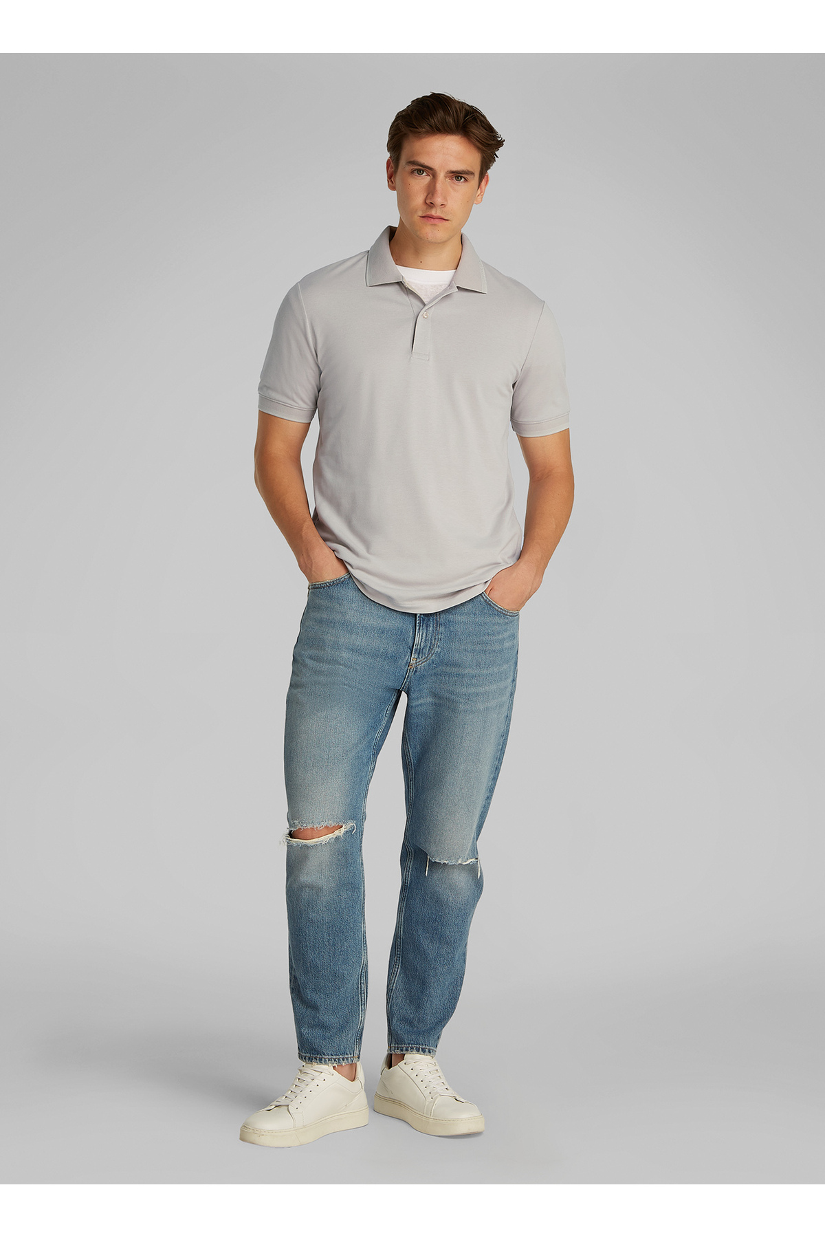 تیشرتمردانهCalvin Kleinخاکستری