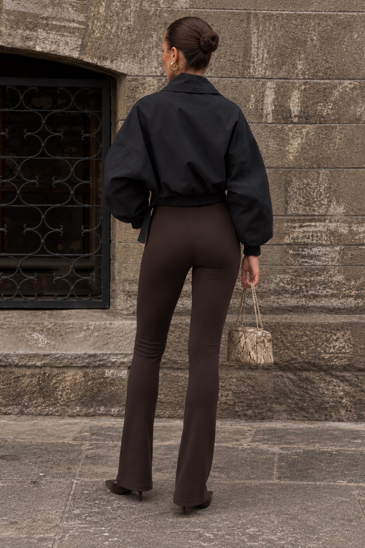 Trendsensin Lorven Oversize Siyah Viral Kadın Ceket görsel 3