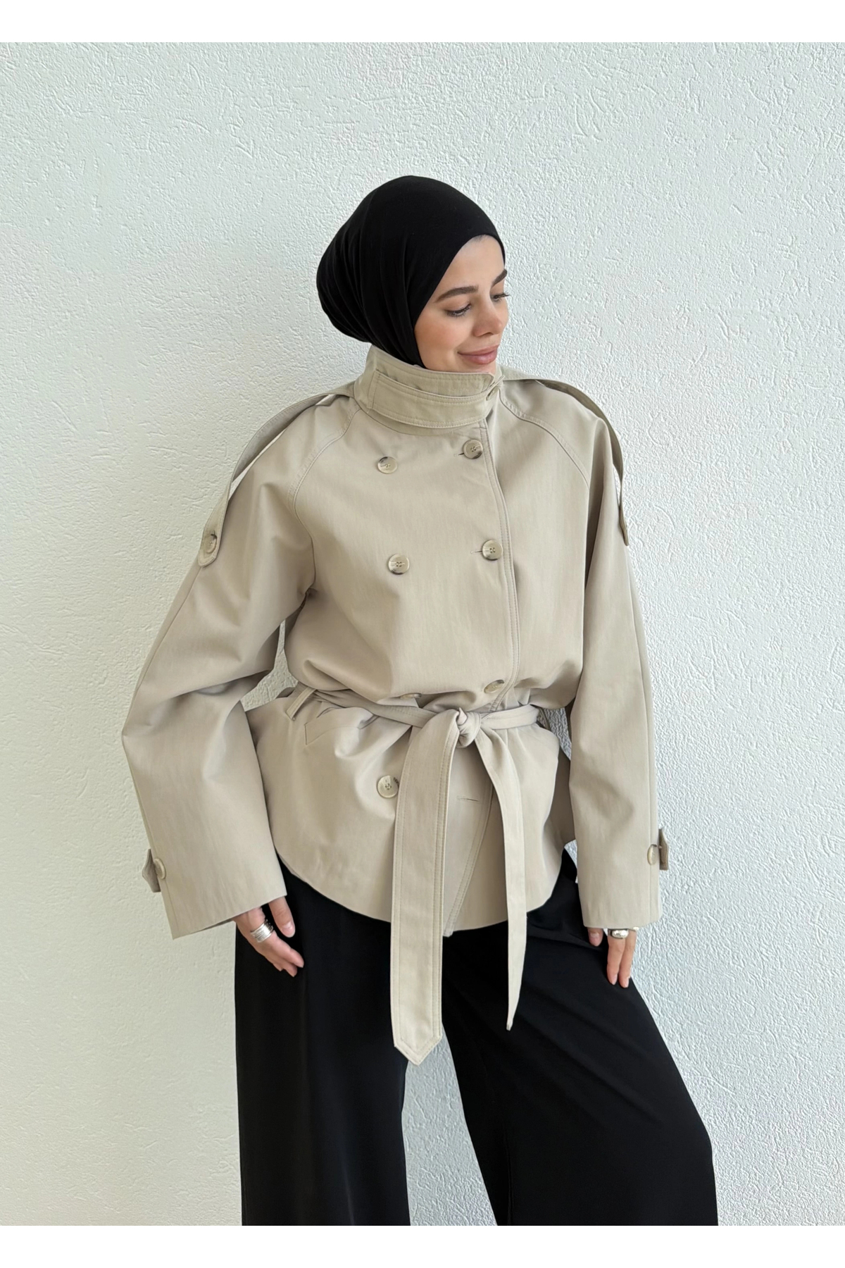 MODA AKSA 2106 Titanik Trenckot Taş