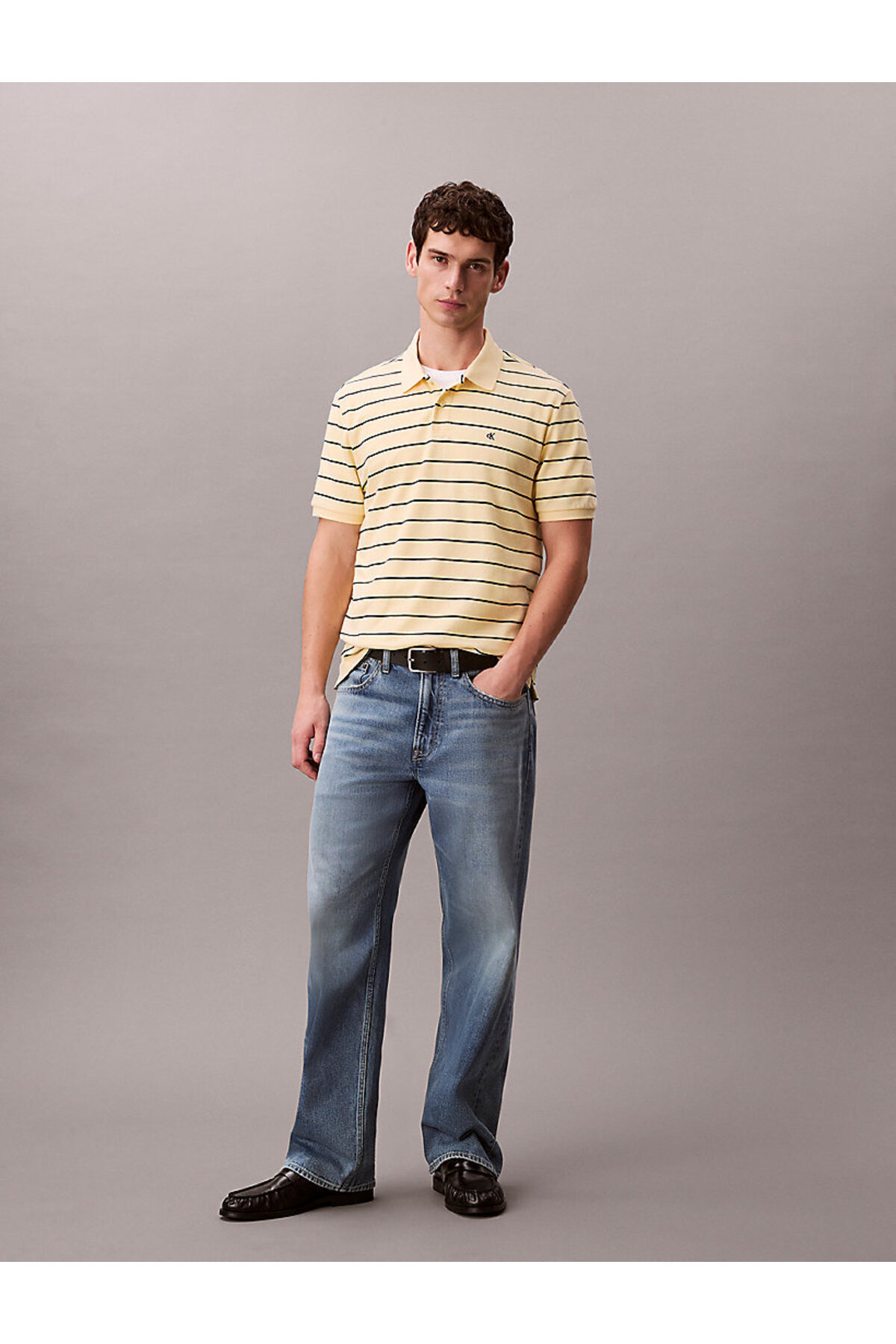 تیشرتمردانهCalvin Kleinزرد