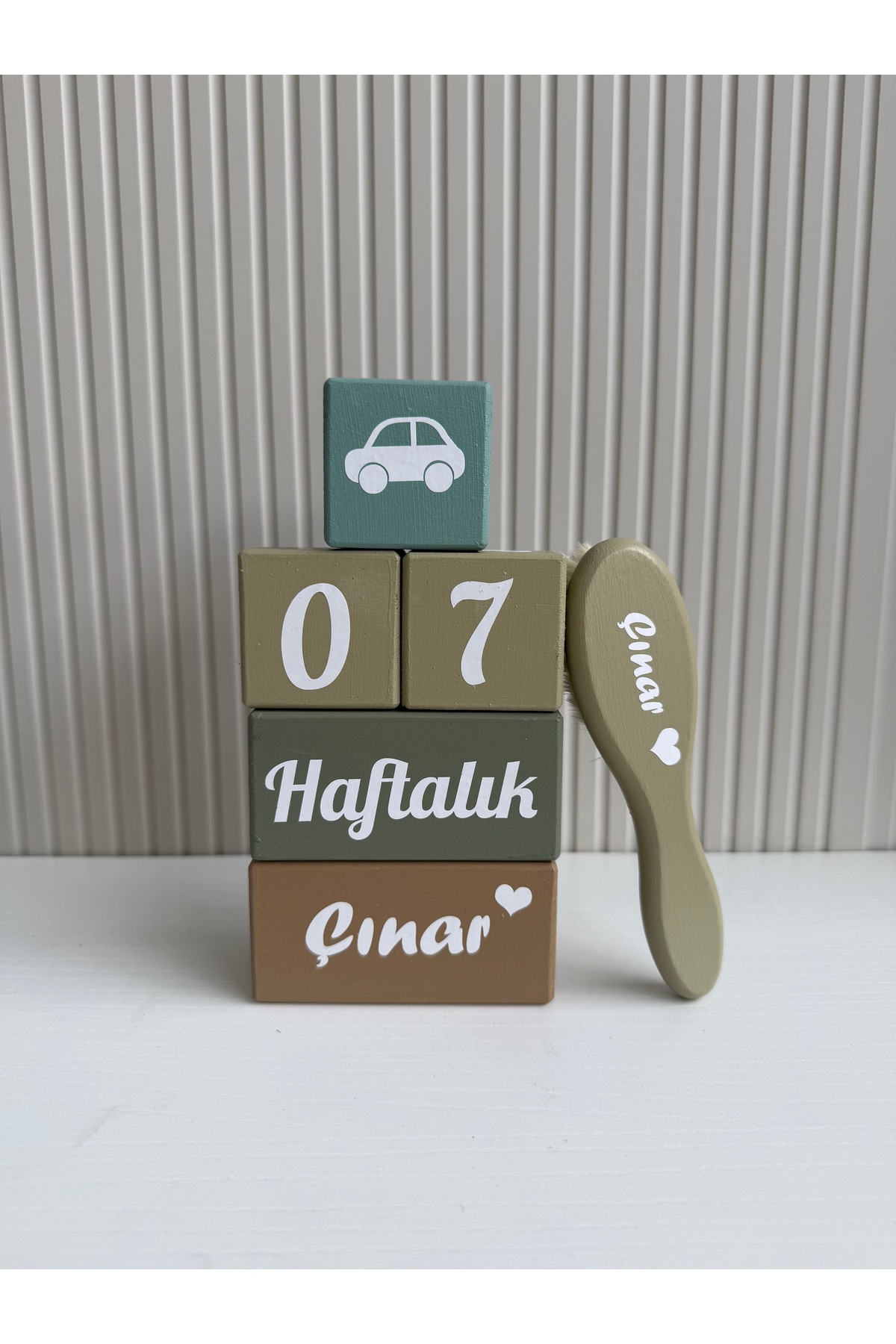 Pudra yaban Renkli Bebek Çekim Anı Küpü seti