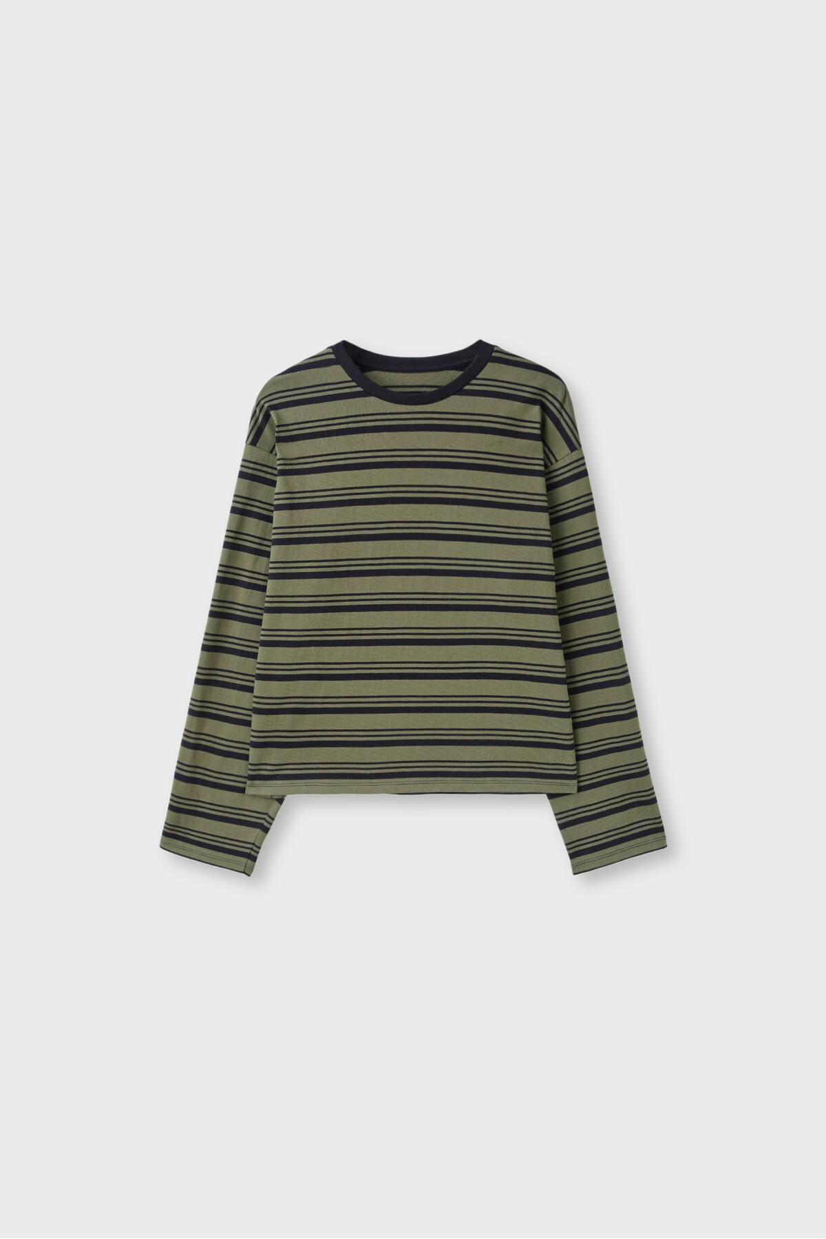Stradivarius Çizgili uzun kollu t-shirt görsel 6