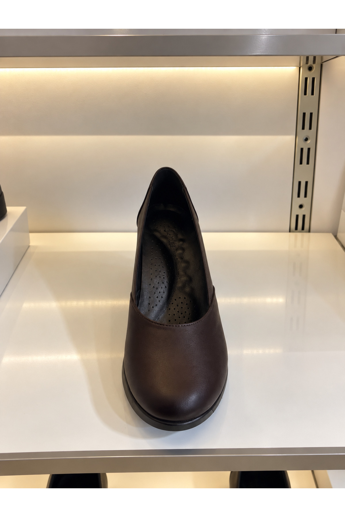 Maiss Shoes 1935 Kadın Hakiki Deri 6 cm Dolgu Topuk Günlük Ayakkabı görsel 3