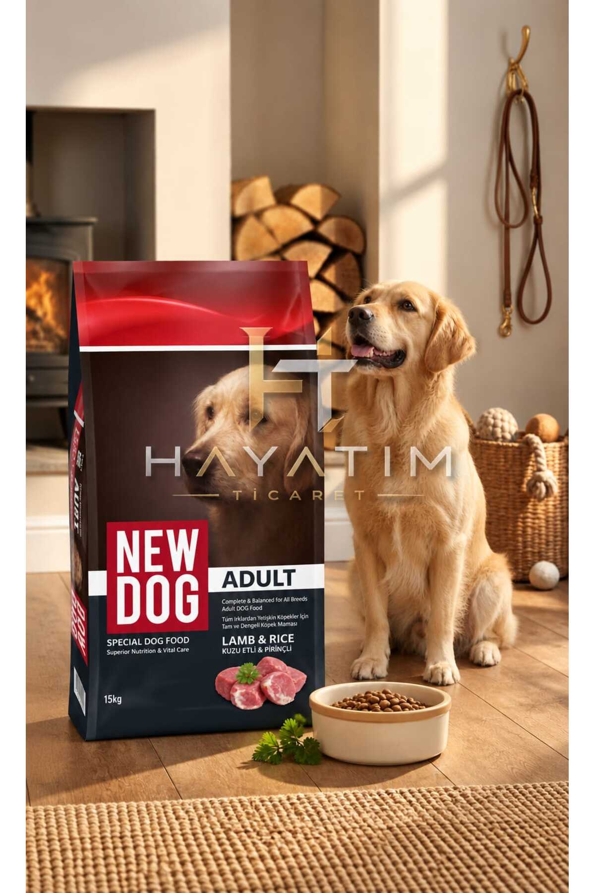 Reflex New Dog NewDog Kuzu Etli Pirinçli Yetişkin Köpek Maması 15 kg