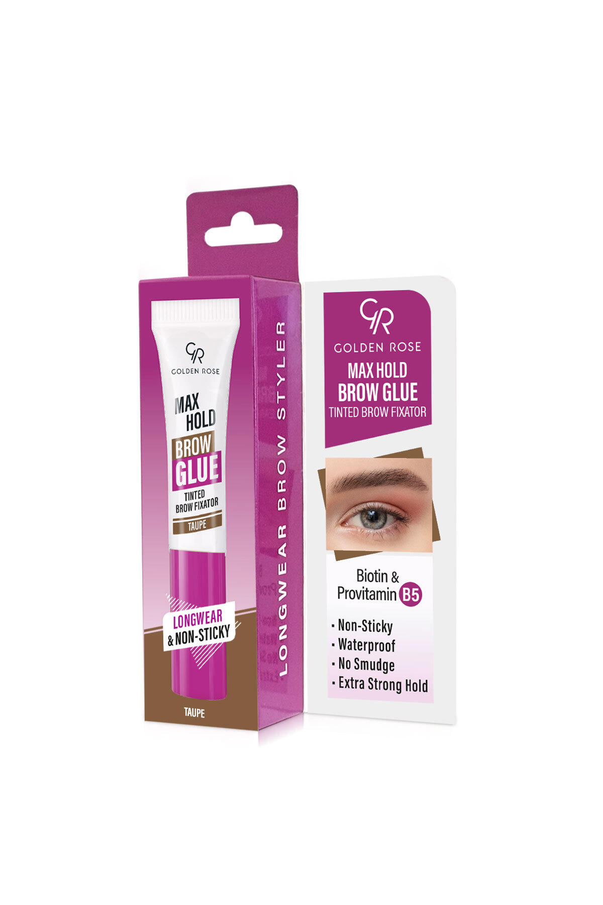 Max Hold Brow Glue - 103 Taupe - Açık Kahverengi Kaş Sabitleyici — قهوه‌ای MAX_1 — تصویر 3 از 3
