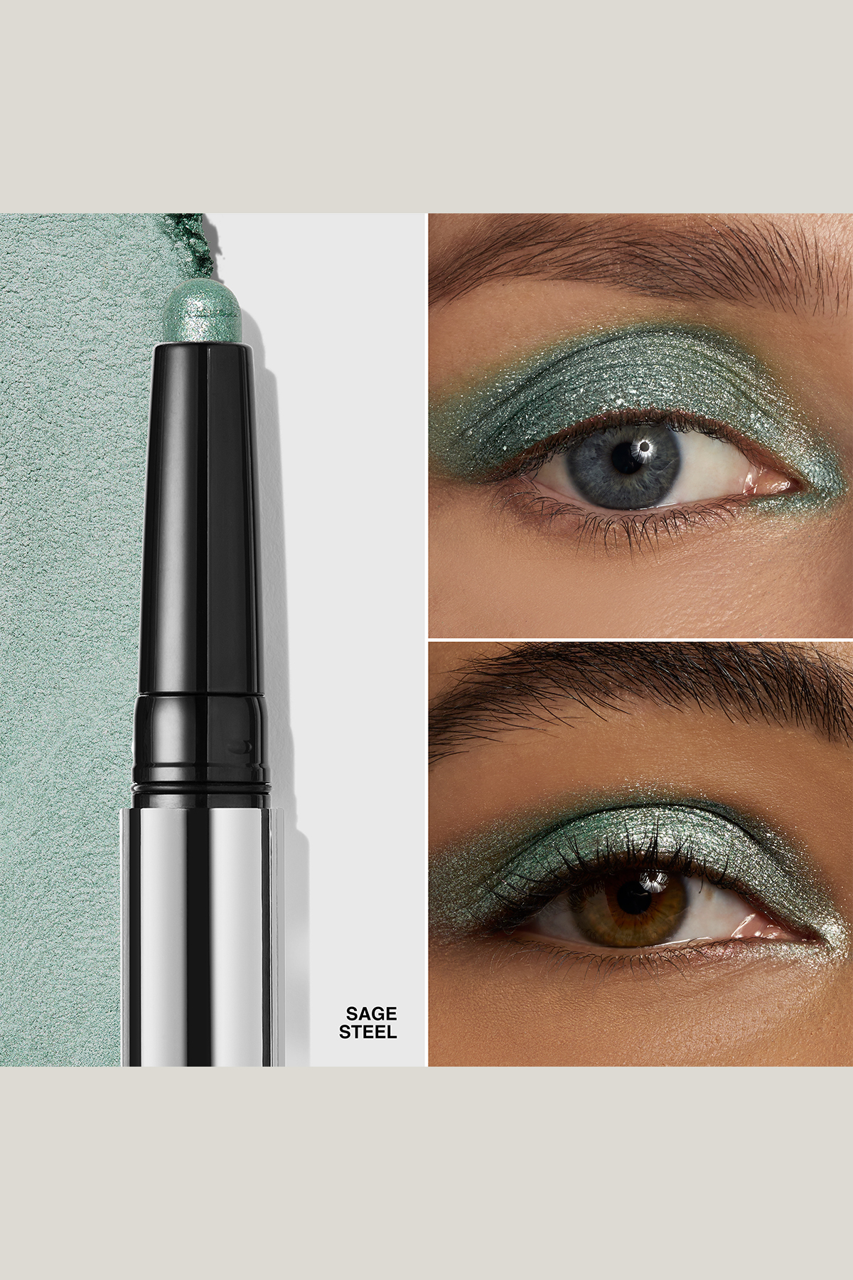 Molten Metal Shadow Stick Işıltılı Kalem Far - Sage Steel — رنگارنگ 147852 — تصویر 2 از 6