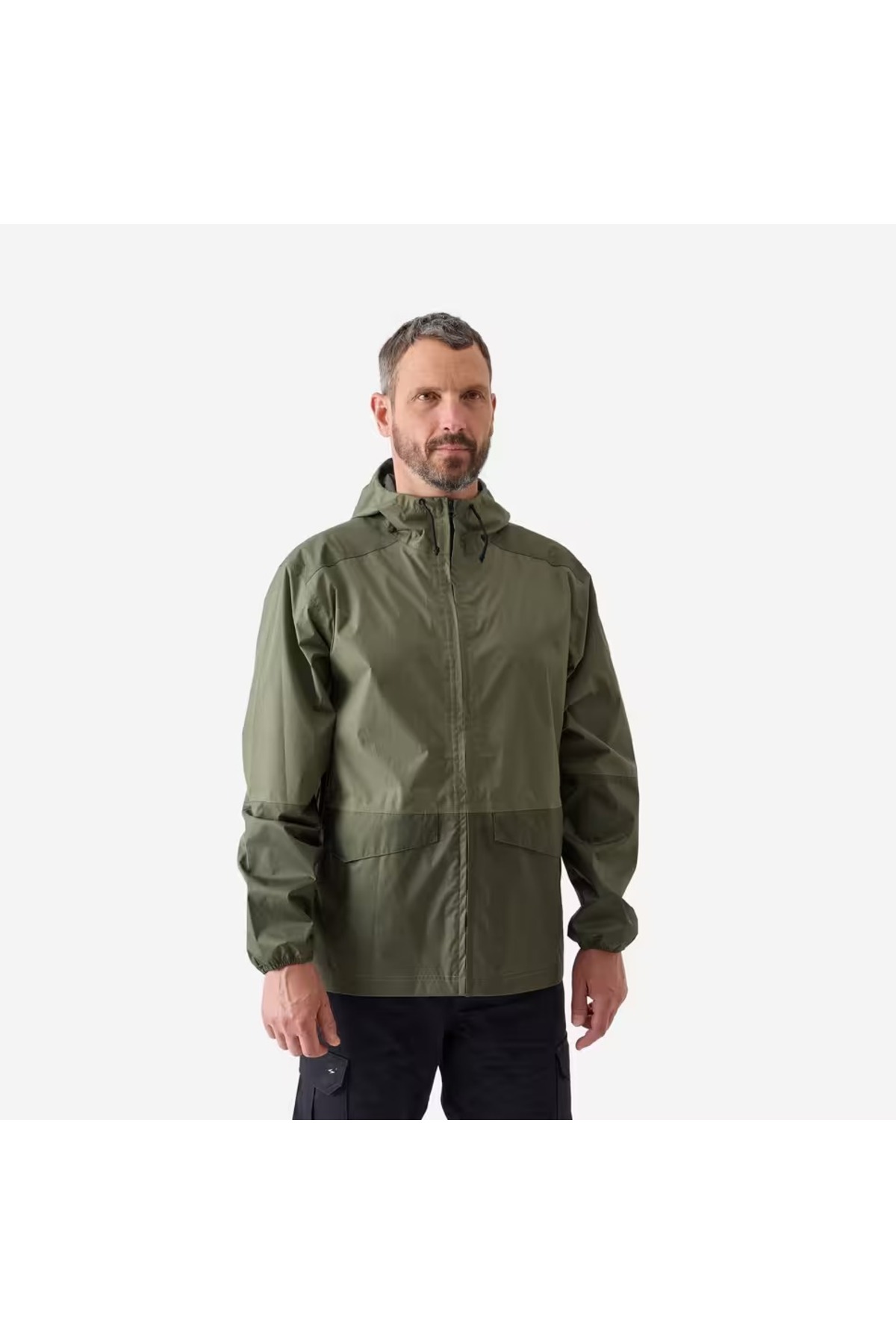 Decathlon Erkek Avcı Yağmurluğu - Haki - Avcılık ve Doğa Gözlemi - 100