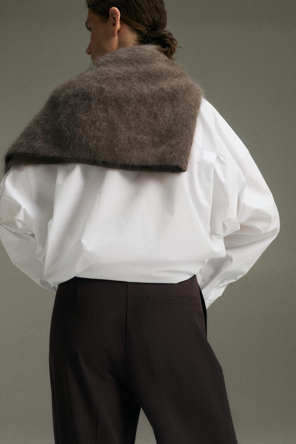 H&M Geniş Şık Pantolon görsel 3