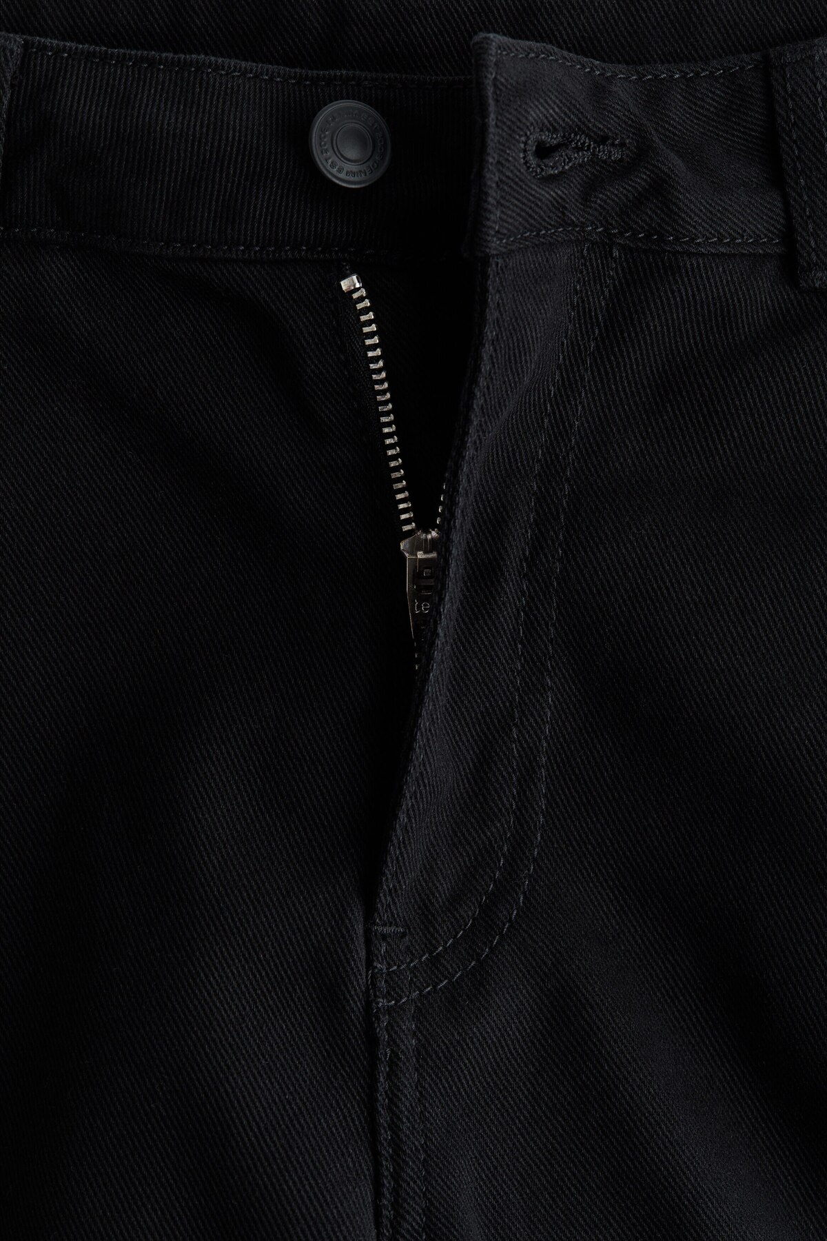 H&M Baggy Pamuklu Gabardin Pantolon görsel 3