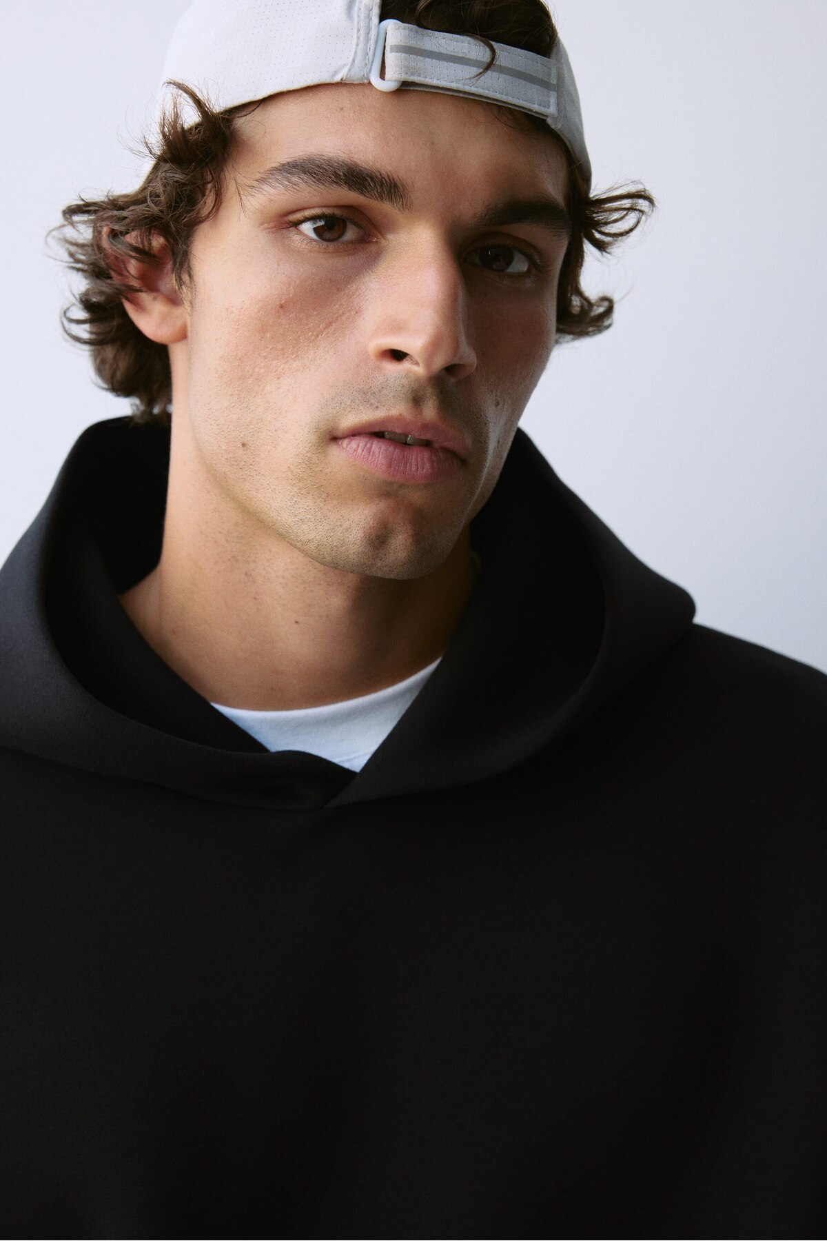H&M Kapüşonlu Spor Üstü Oversized Fit DryMove™ görsel 4