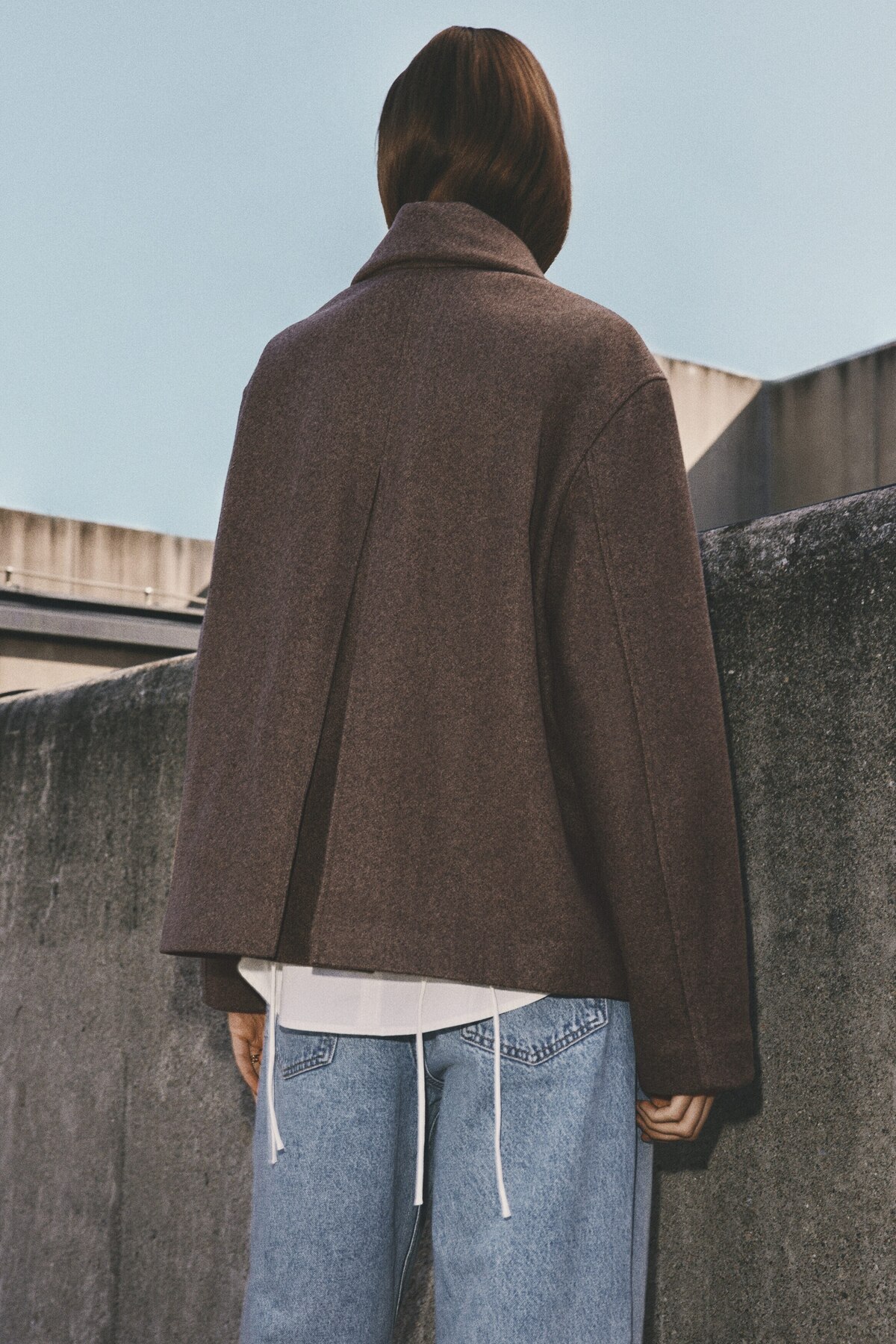 H&M Atkı Detaylı Ceket görsel 5