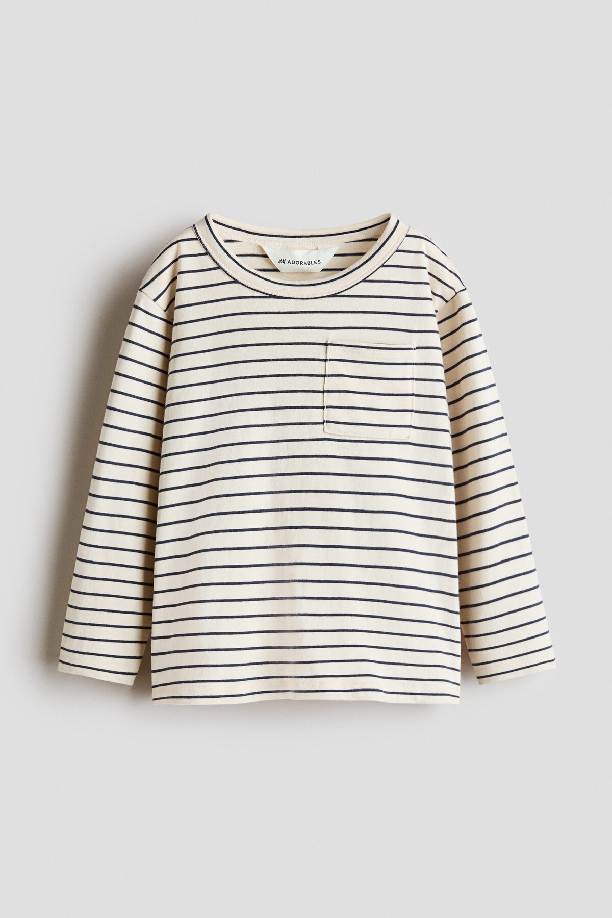 تاپ نخی و آستین بلند اچ اند ام تی شرت H&M