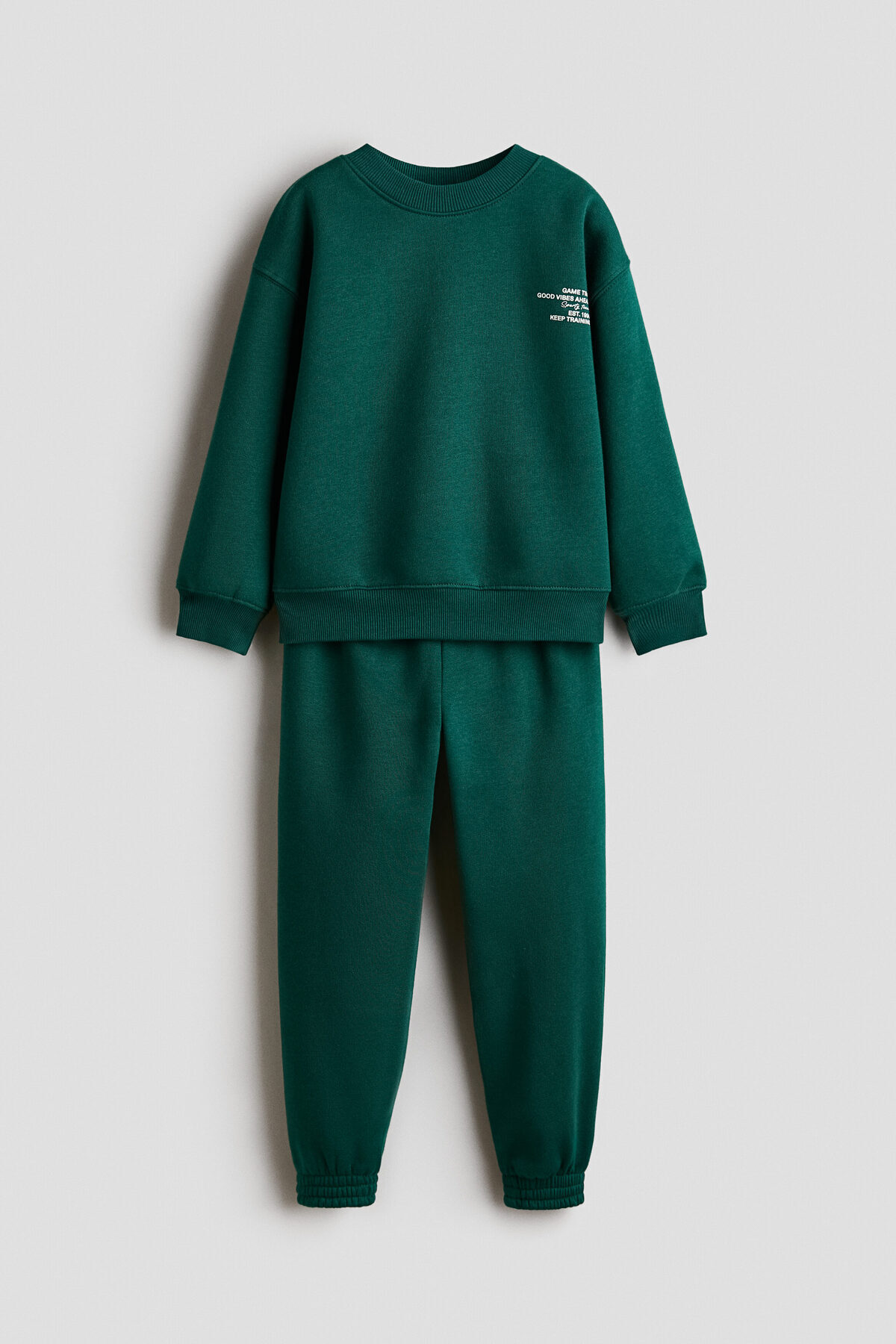 ست سویشرت چاپی دو تکه اچ اند ام سویشرت H&M