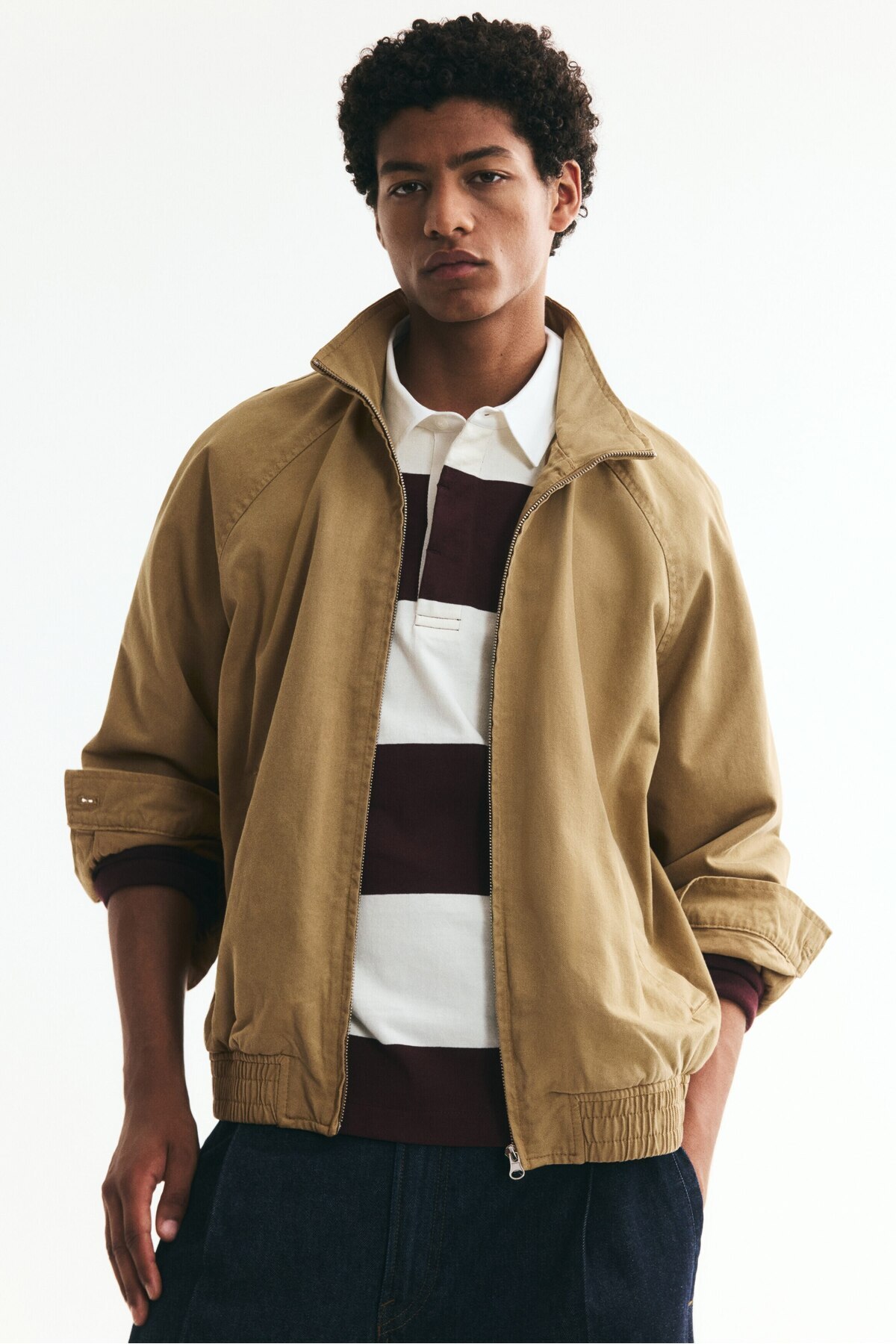 ژاکت سبک هرینگتون اچ اند ام کت H&M