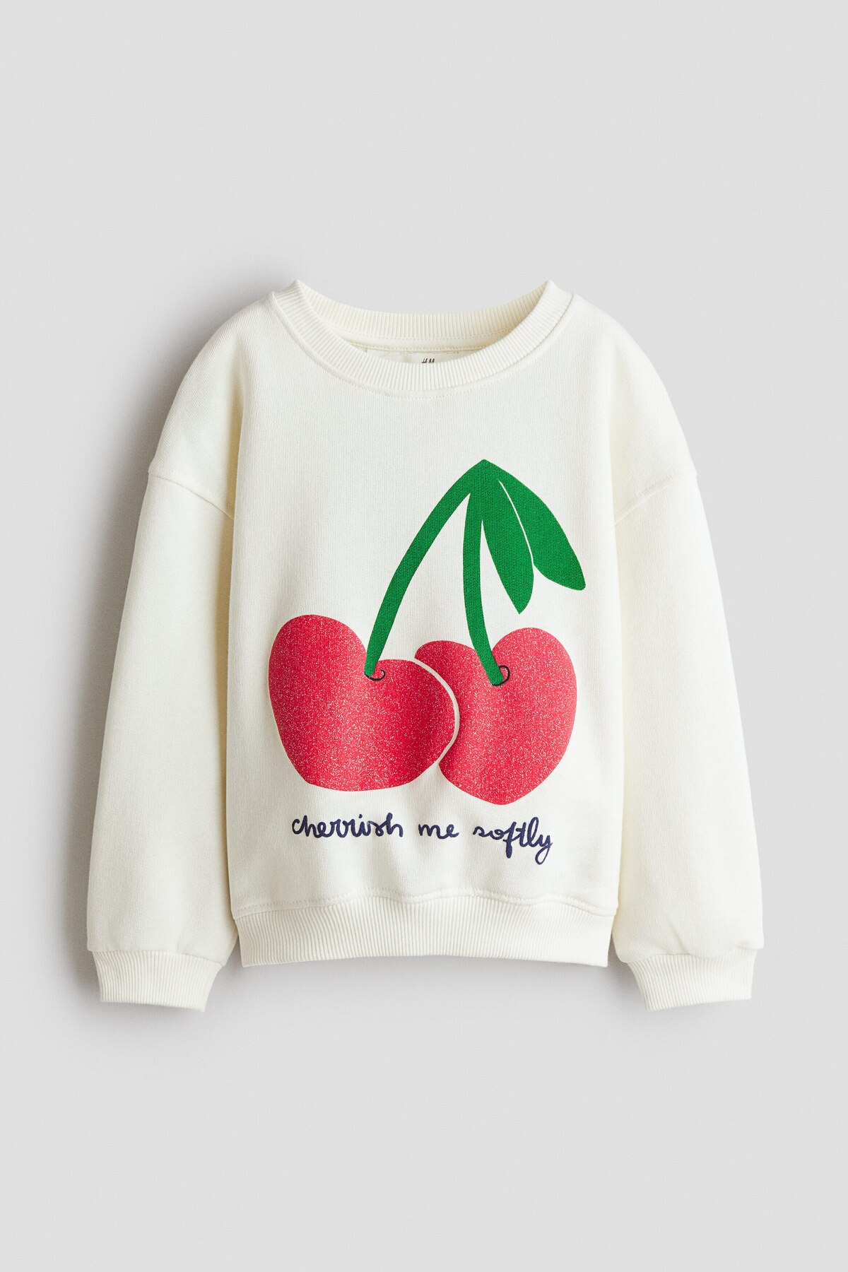 سویشرت طرح‌دار با آستر خز اچ اند ام سویشرت H&M