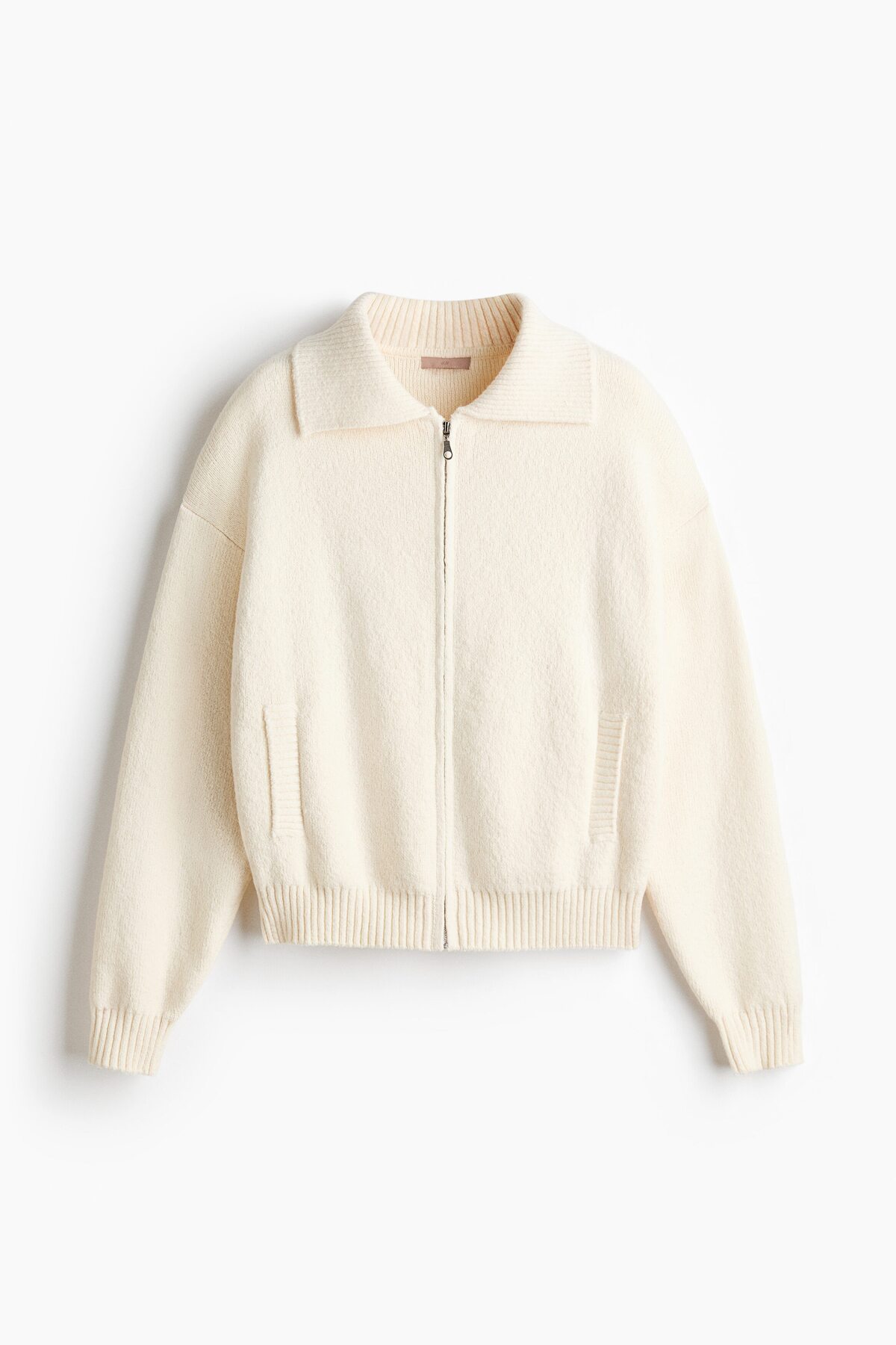 H&M Fermuarlı Triko Hırka görsel 3
