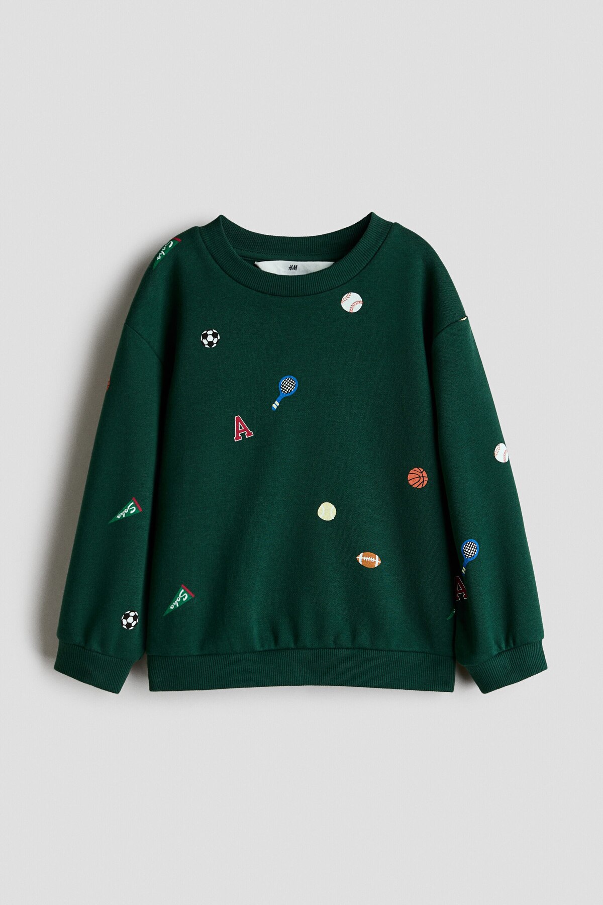 سویشرت طرح‌دار و آستردار پشمی اچ اند ام سویشرت H&M
