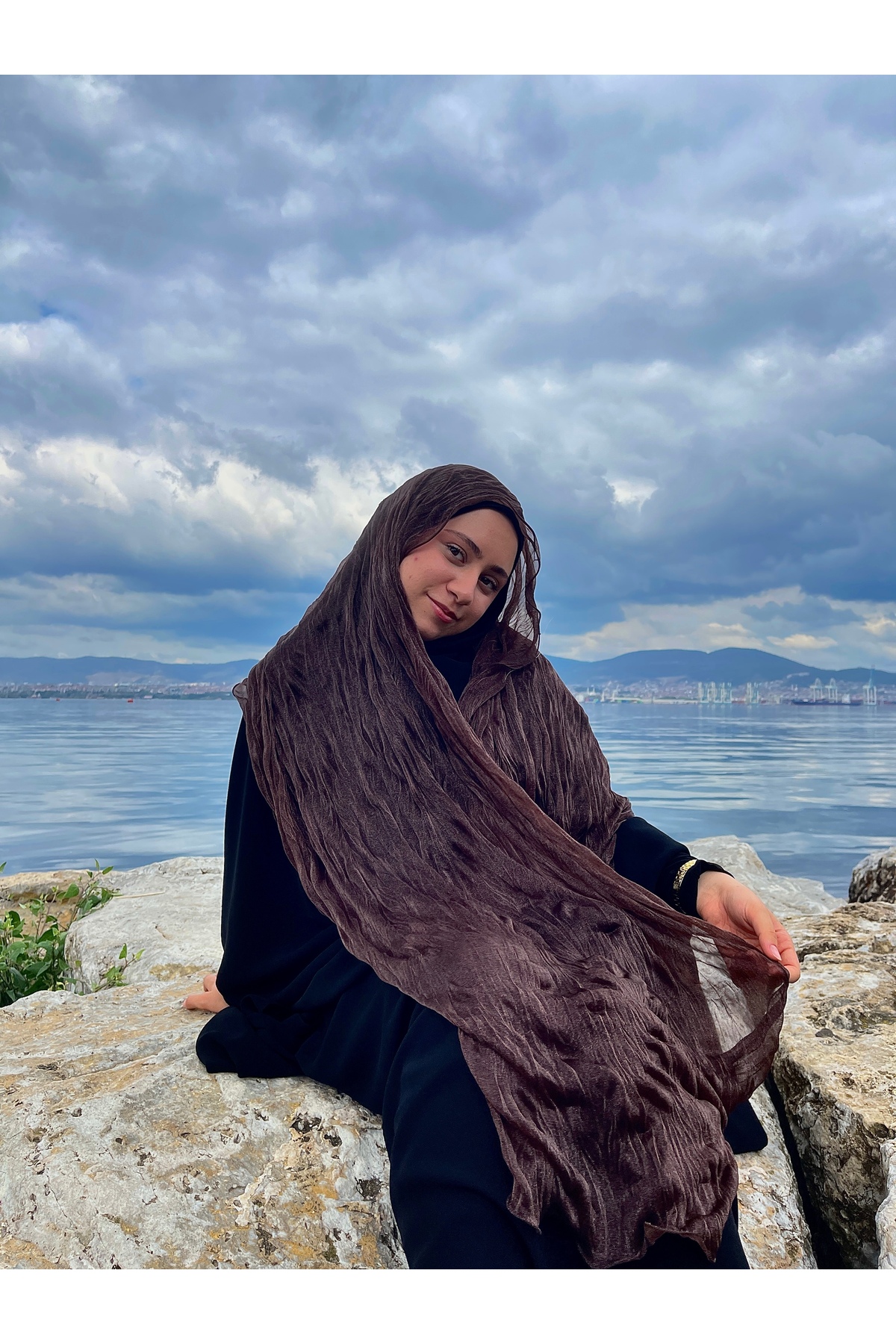 Cakir collection Kıvırcık şal