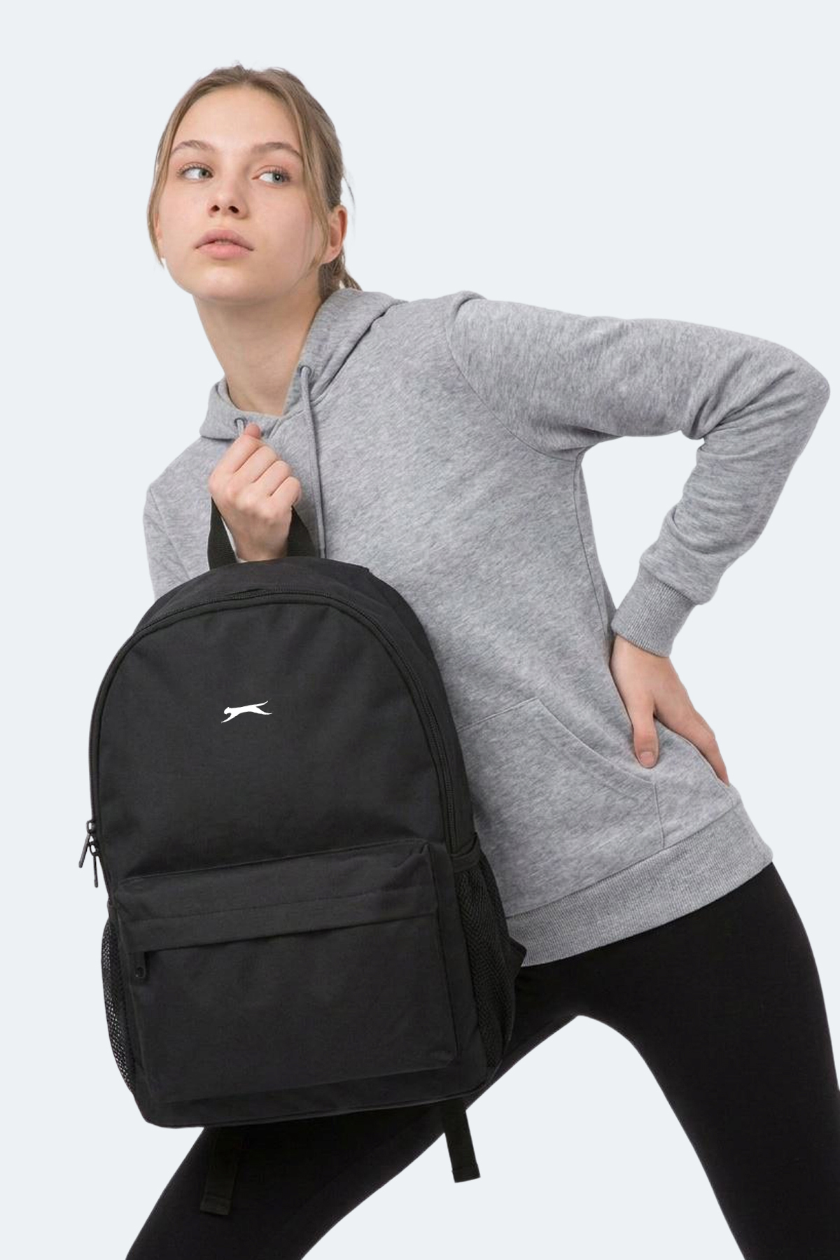 Slazenger GLOOM I Unisex Siyah Sırt Çantası görsel 5