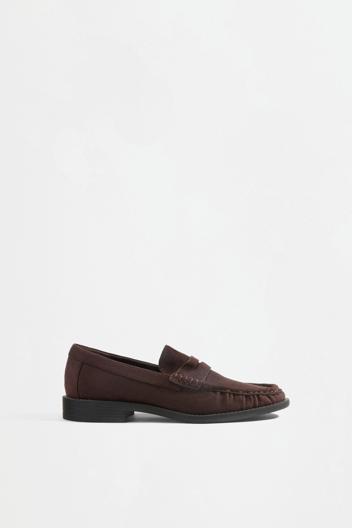 LEFTIES Suni süet loafer ayakkabı