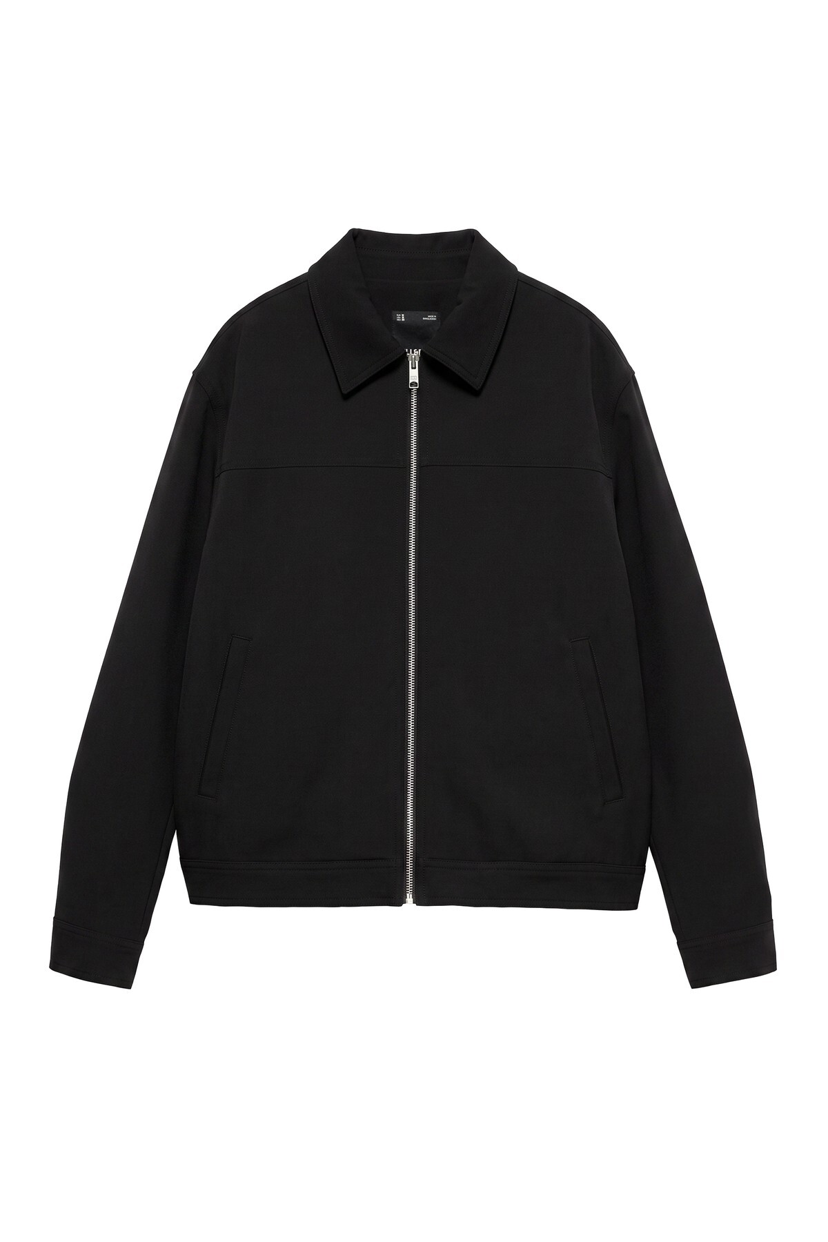 Pull & Bear BASIC fermuarlı ceket görsel 3