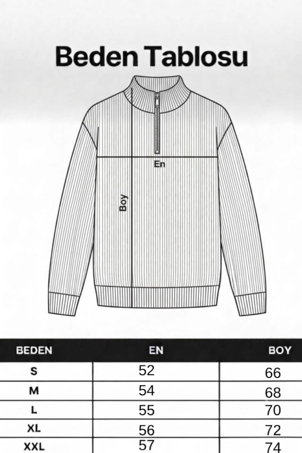 ژاکت بافتنی مردانه اورسایز نیم زیپ — سرمه‌ای HALFZIPPER-NITWEAR — تصویر 4 از 4