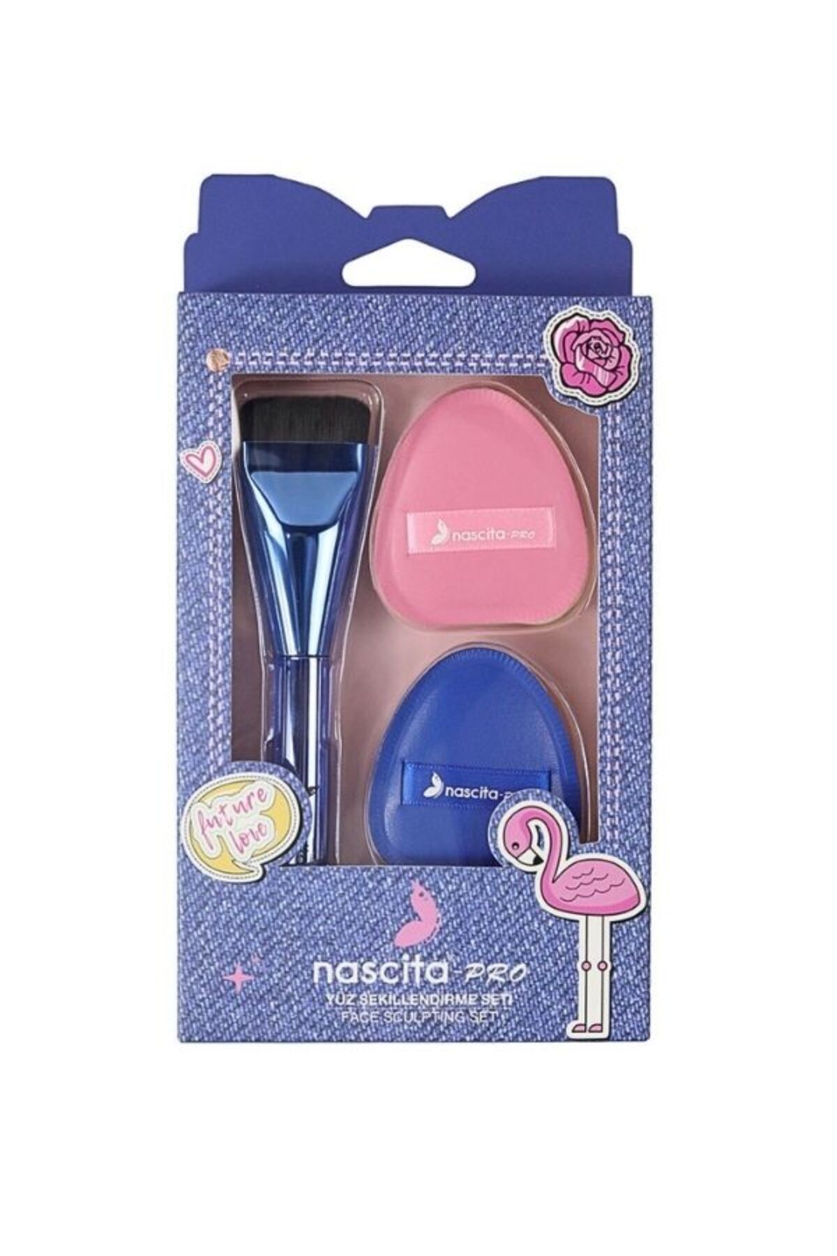 برس کانسیلر بیضی حرفه‌ای NASBRUSH0136 و ست فرم دهنده صورت - ۱۶۰ — concealer_faceshaping — تصویر 3 از 4