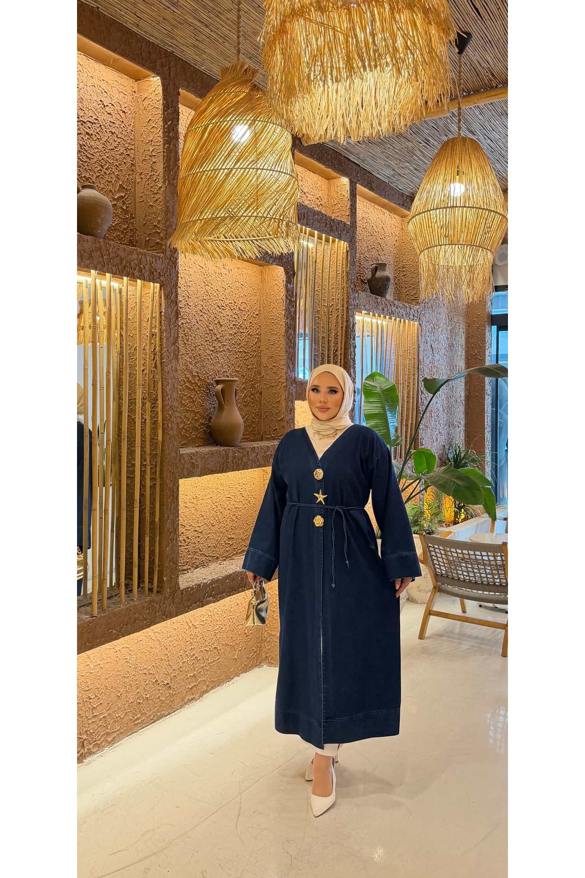 İLGEN FASHİON Lia Kot Tensel Kimono