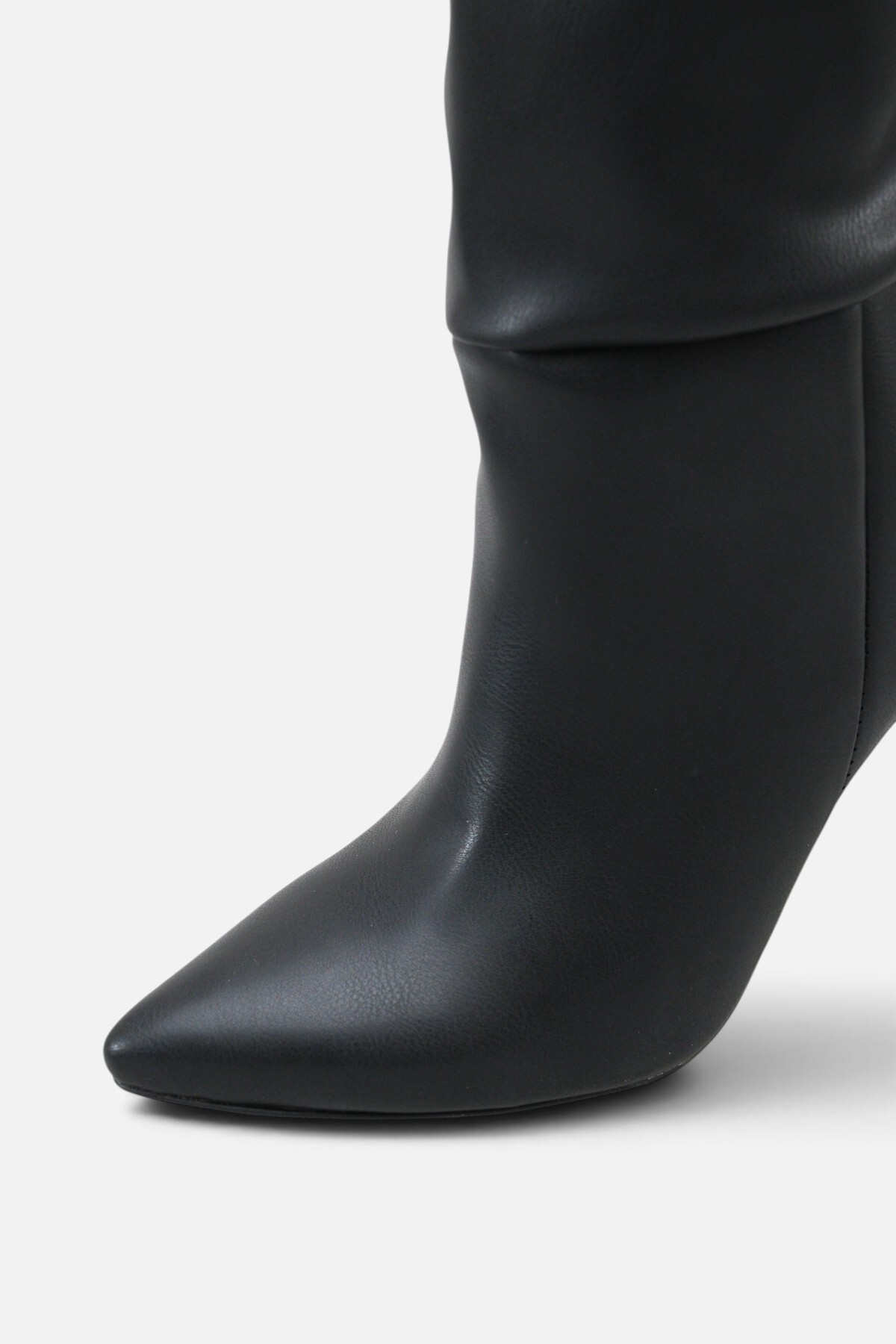 Liza Shoes LOİS Siyah Körüklü Yüksek Topuklu Kadın Çizme A033-K2008 görsel 6