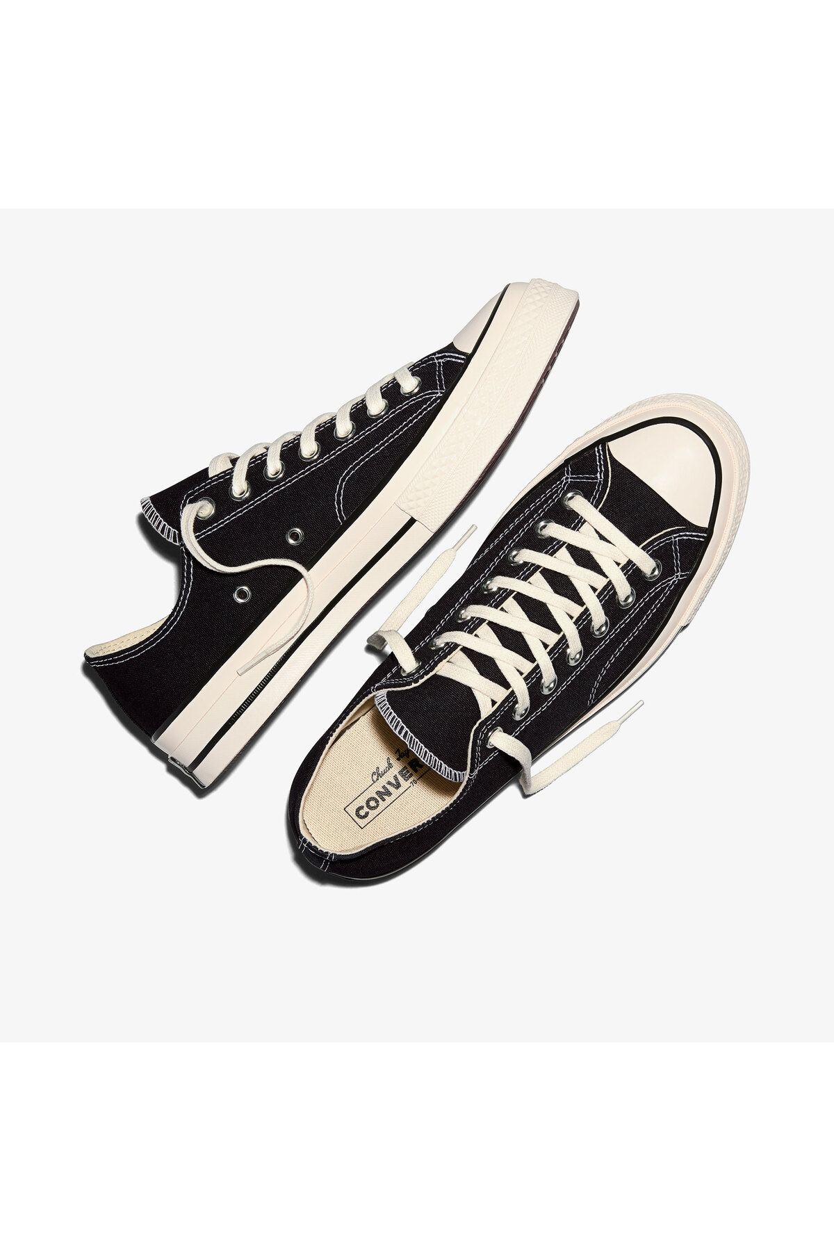 Converse Chuck 70 Unisex Siyah Sneaker görsel 7