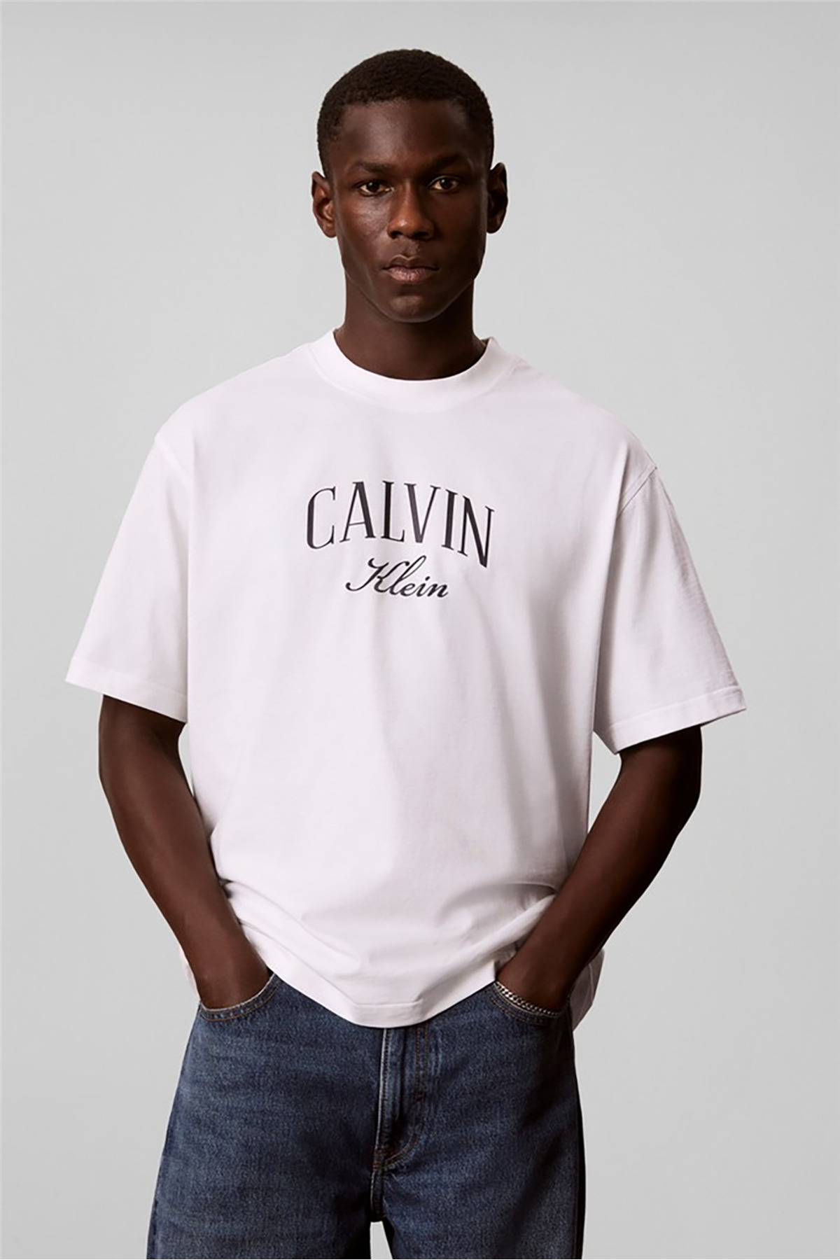 تیشرتمردانهCalvin Kleinسفید