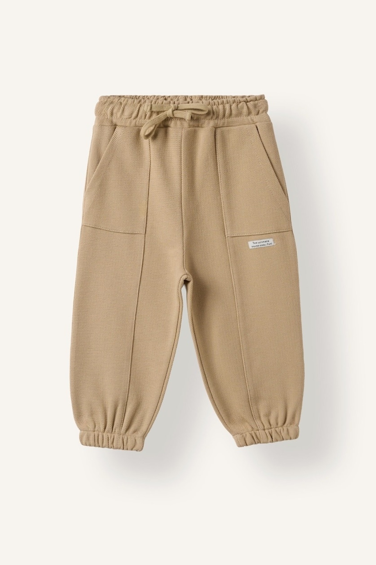 DeFacto %100 Pamuk Beli Bağcıklı Yama Cepli Jogger Fit Pike Eşofman Altı Erkek Bebek I3545A526WN