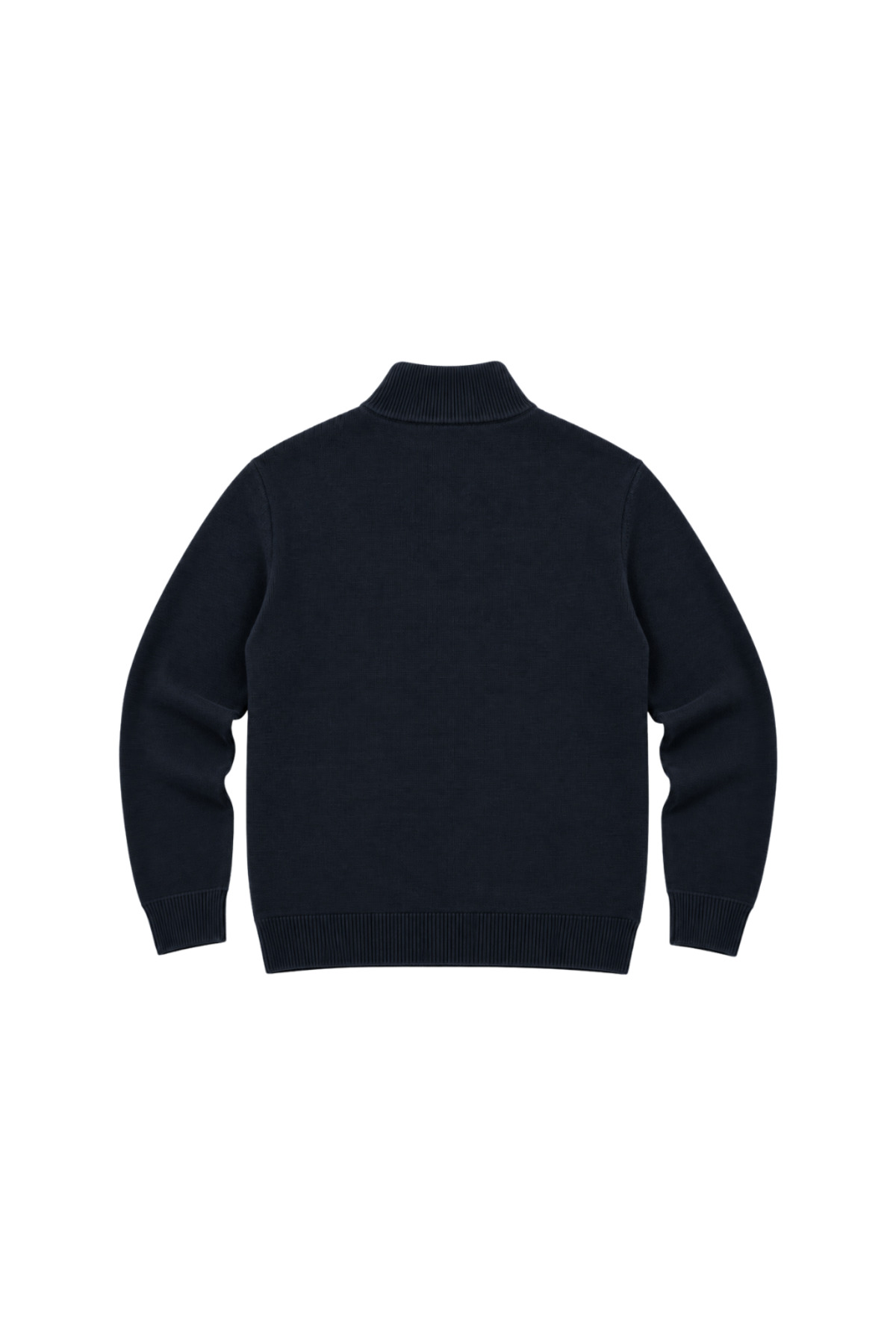 BattalModa Erkek Büyük Beden Lacivert Dikey Örgü Cepli Triko Hırka 3XL-4XL-5XL-6XL görsel 5