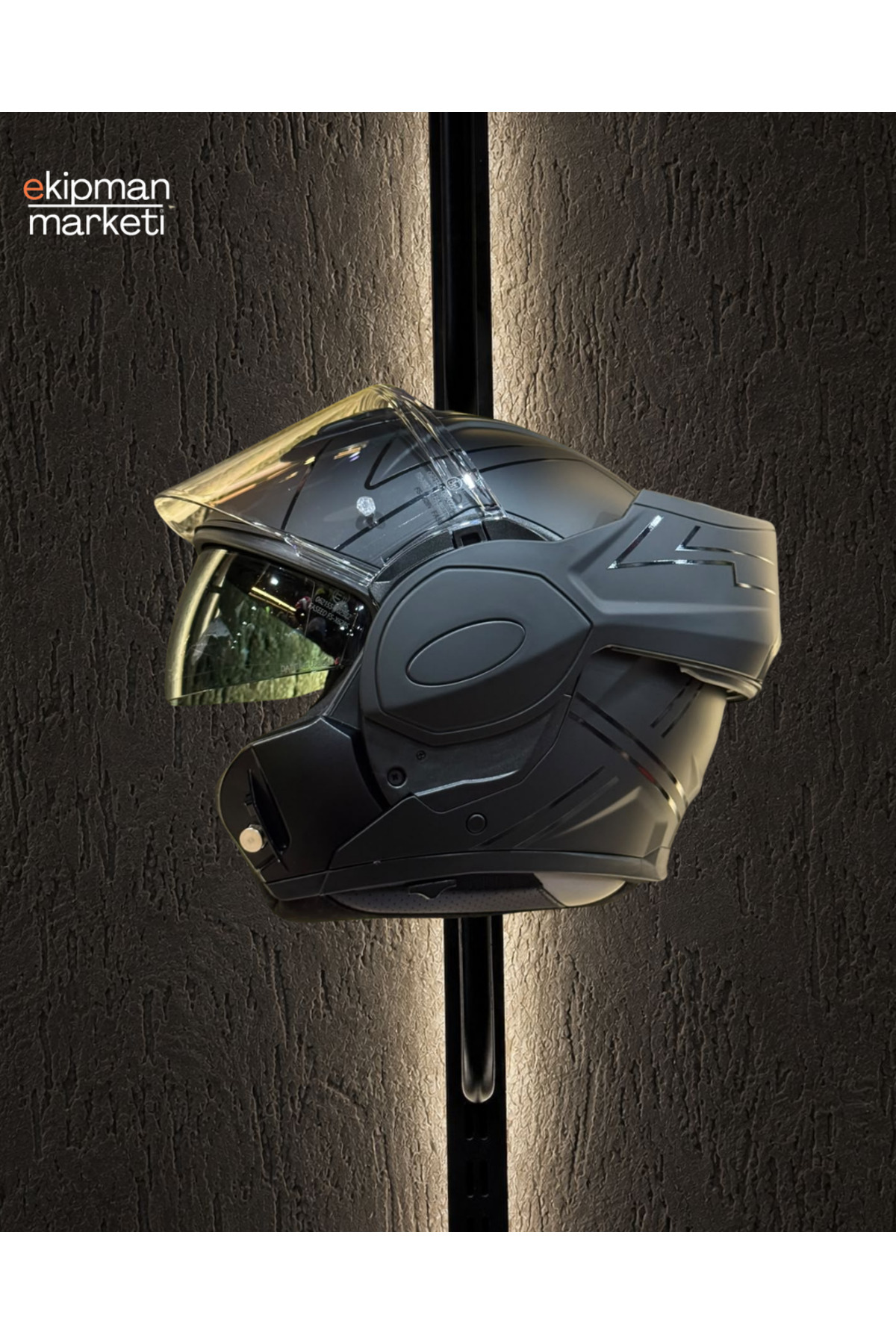 Sway X600 Black Line Çene Açılır Kask