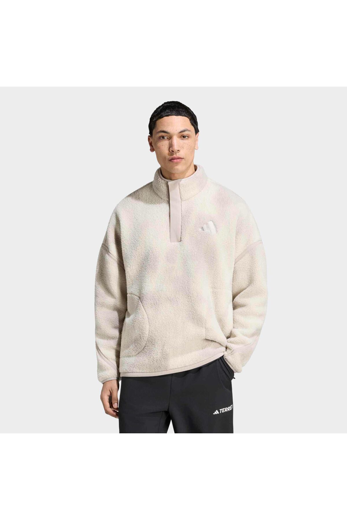adidas Mt Ess Hp Aop Erkek Spor Softshell & Polar KS2314 — بژ
