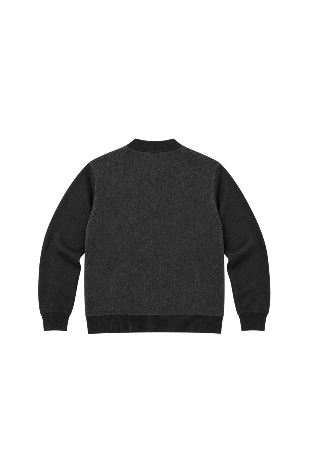 BattalModa Erkek Büyük Beden Antrasit Vento Cepli Triko Hırka 3XL-4XL-5XL-6XL görsel 5