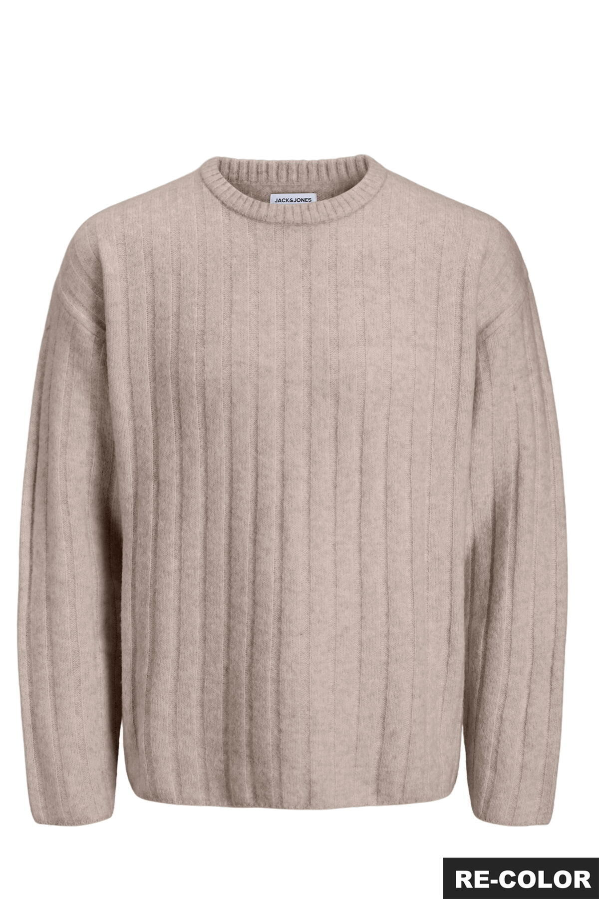 ژاکت پشمی یقه گرد مردانه - بردلی جک اند جونز پلیور Jack & Jones
