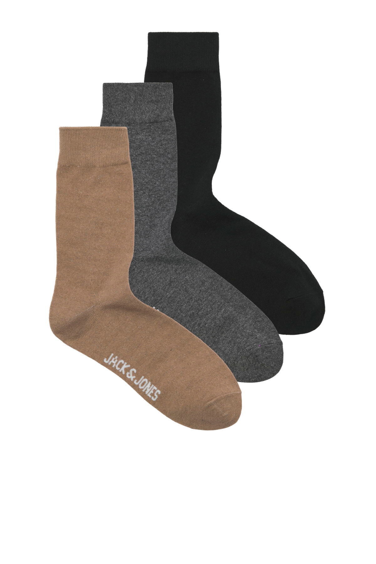 جوراب مردانه بسته ۳ عددی - معمولی جک اند جونز جوراب Jack & Jones