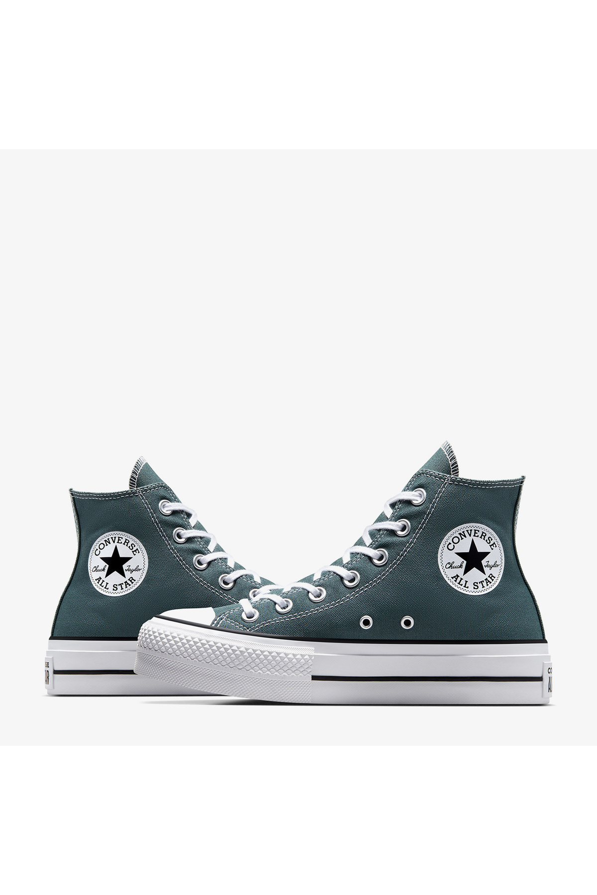 Converse Chuck Taylor All Star Lift Kadın Yeşil Platform Sneaker görsel 6