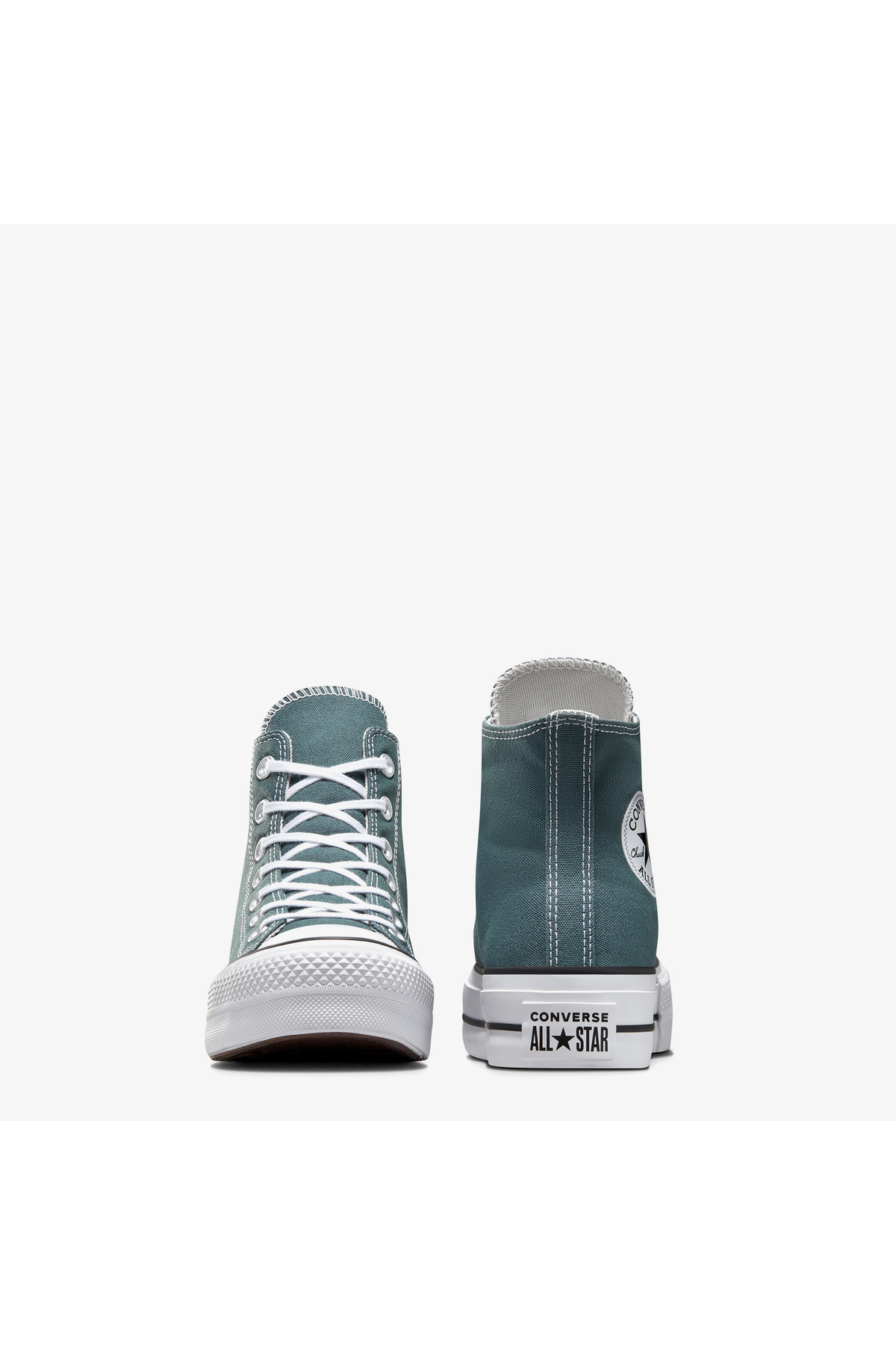 Converse Chuck Taylor All Star Lift Kadın Yeşil Platform Sneaker görsel 3