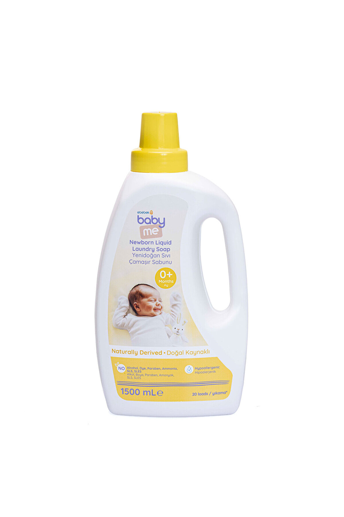 baby me Doğal Kaynaklı Yenidoğan Çamaşır Sabunu 1500 ml — BAE-2125 — تصویر 2 از 3
