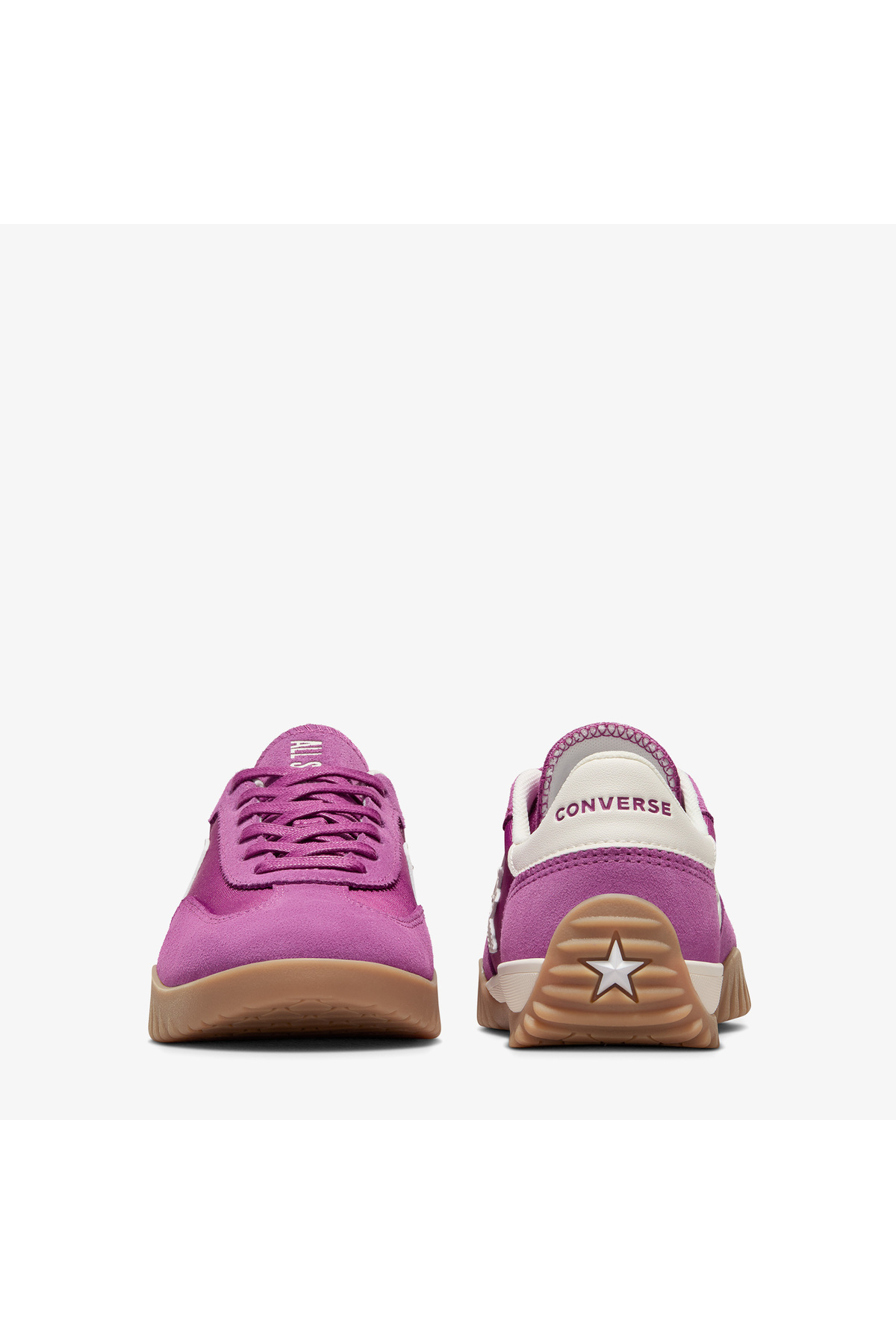 Converse Run Star Trainer Unisex Mor Deri Sneaker görsel 3