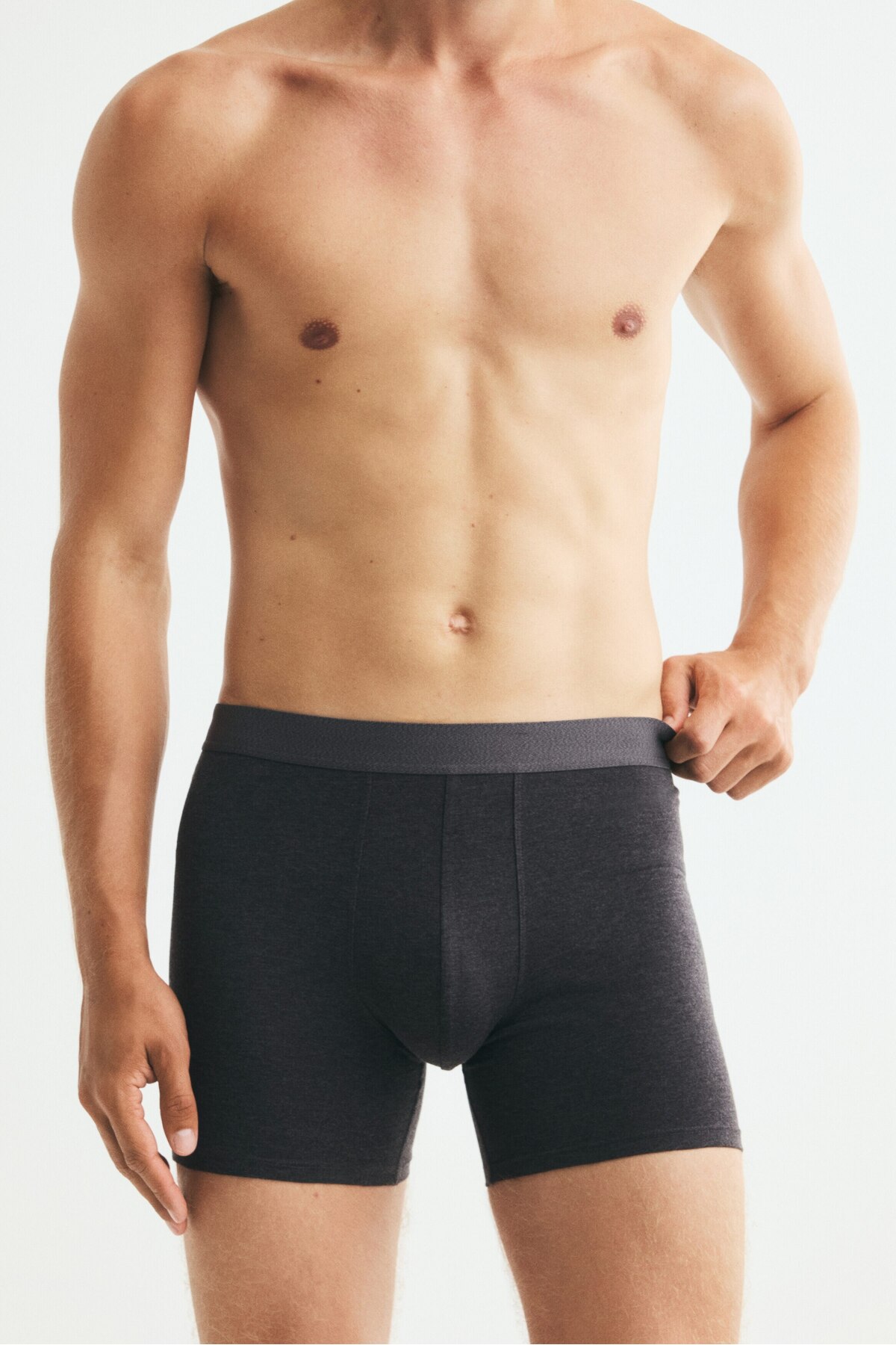 بسته 10 عددی شورت بوکسور لگ معمولی Lycra® اچ اند ام باکسر H&M