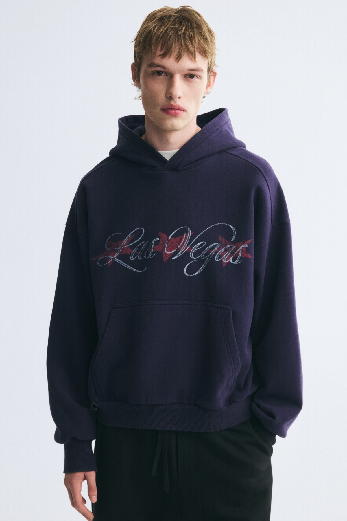 تاپ کلاه‌دار و طرح‌دار، مناسب برای سایز بزرگ اچ اند ام سویشرت H&M