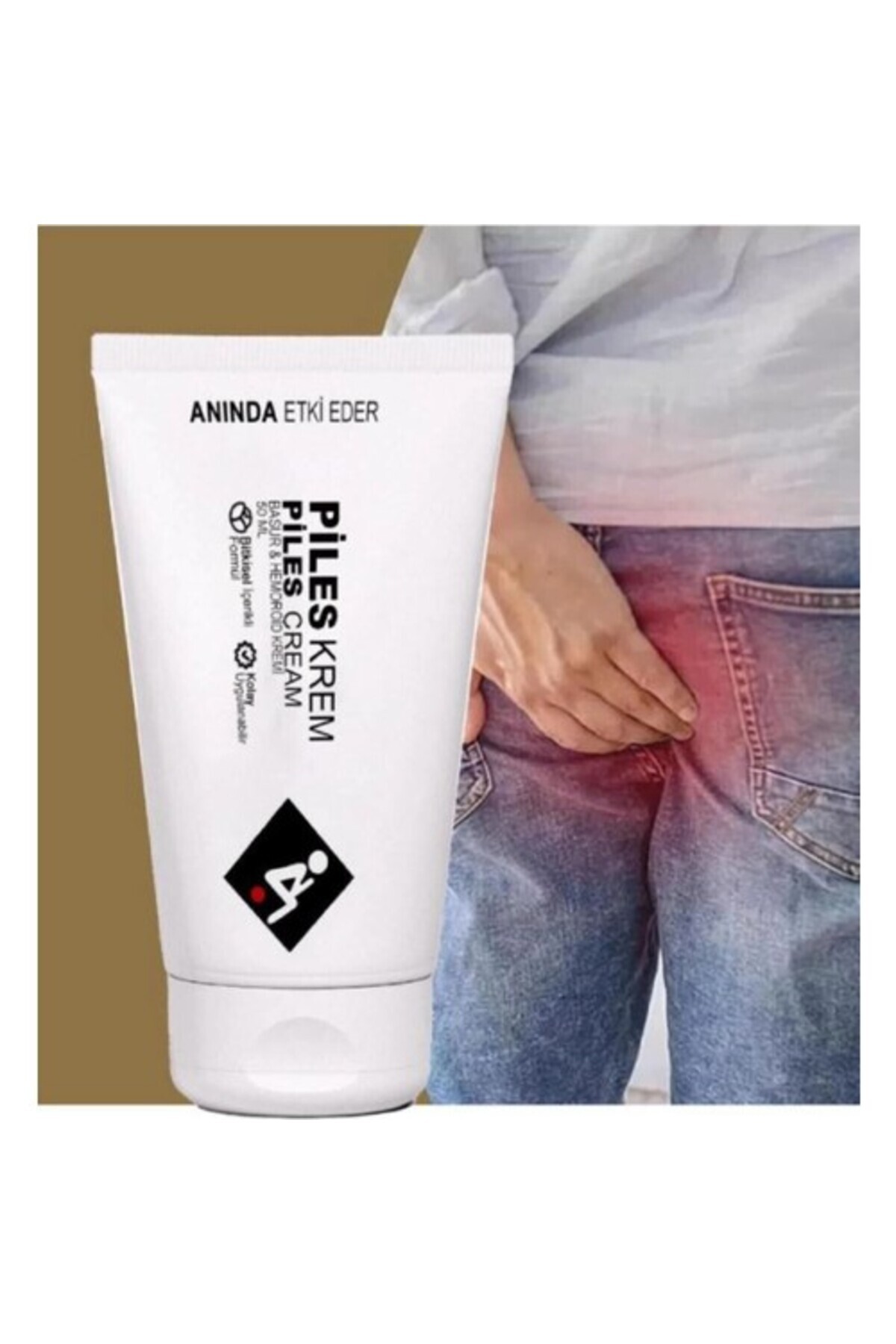 Piles Hemeroıdınız ve Bağsurunuz Için Yeni Formüllü Çözümünüzkremi 50 ml x 2 Adet — GU-EYF-23333-BLN — تصویر 4 از 5