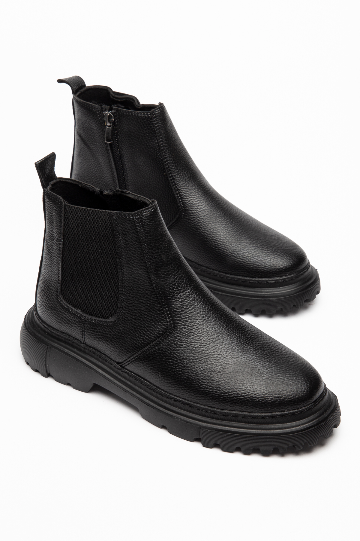 MY GROSS SHOES Siyah Erkek Hafif Taban Su&Soğuha Dayanıklı Erkek Bot